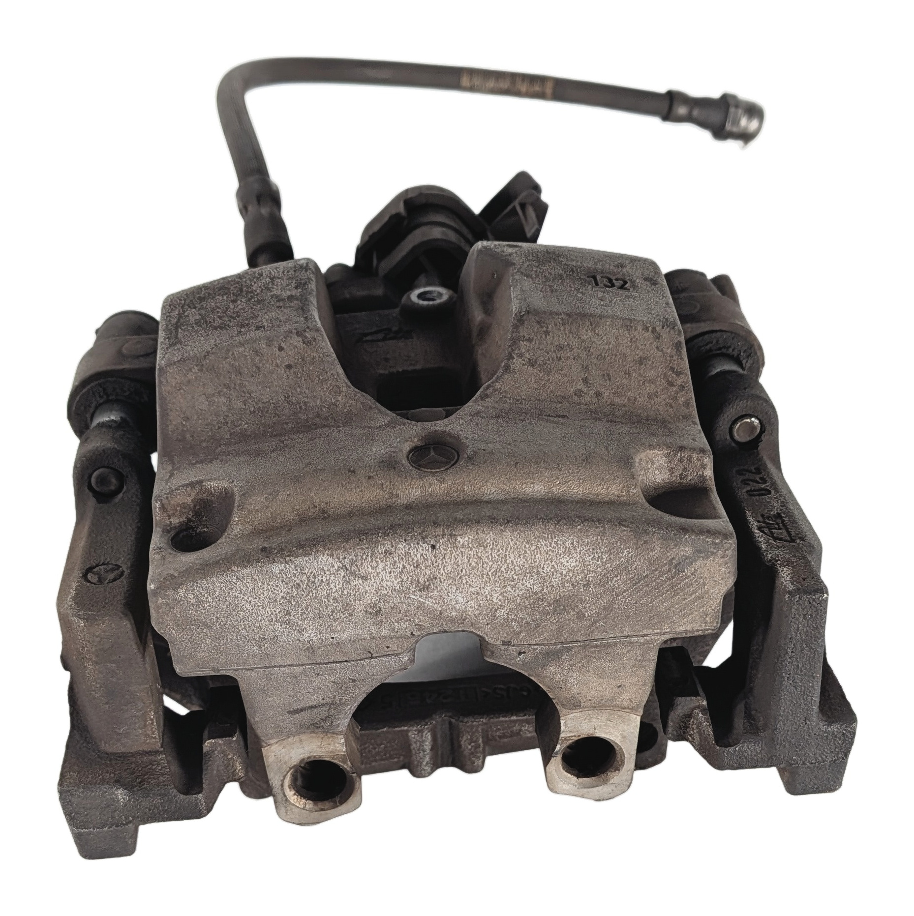 15-21 MERCEDES C-CLASS (W205) REAR RIGHT BRAKE CALIPER w/ PARKING BRAKE ACTUATOR — exact item pictured