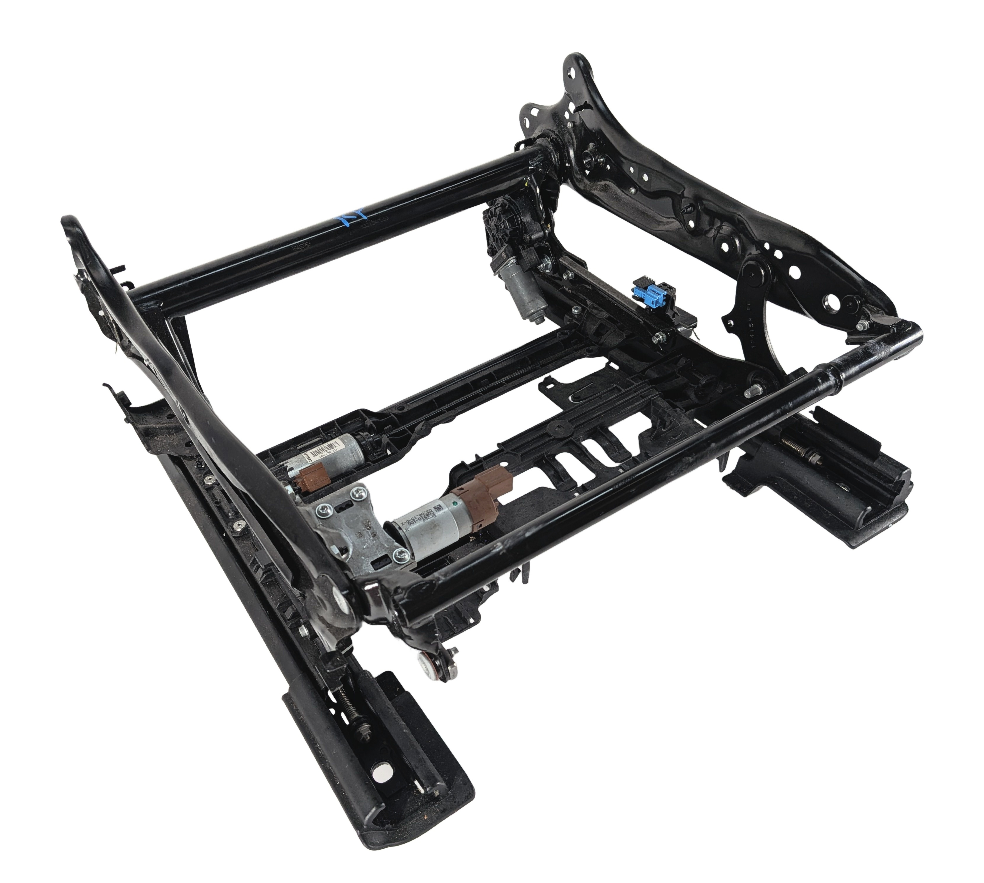 15-17 MERCEDES C CLASS W205 FRONT RIGHT PASSENGER POWER SEAT TRACK w/MOTORS — exact item pictured