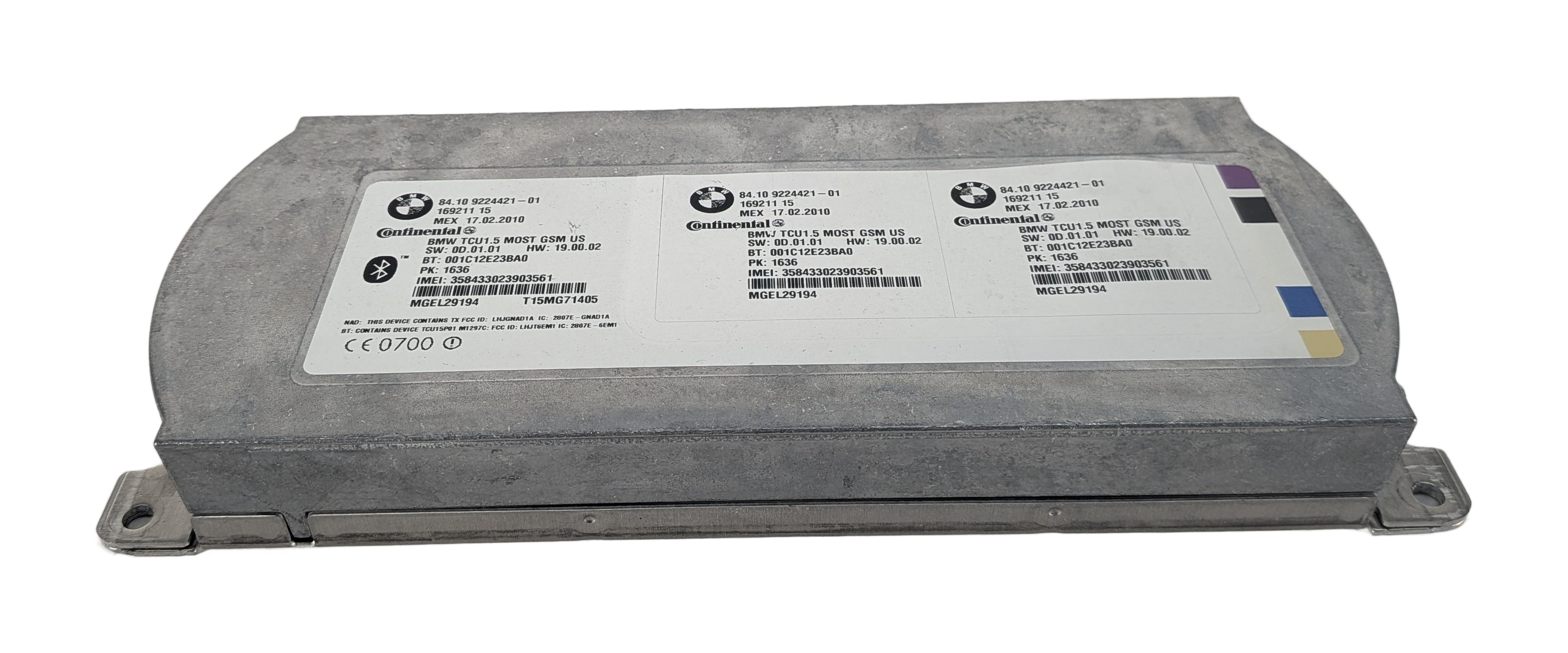 08-16 BMW 535i 750i 760i X5 X6 Z4 (E60 F01 E70 E71 E89) BLUETOOTH COMBOX MODULE — exact item pictured
