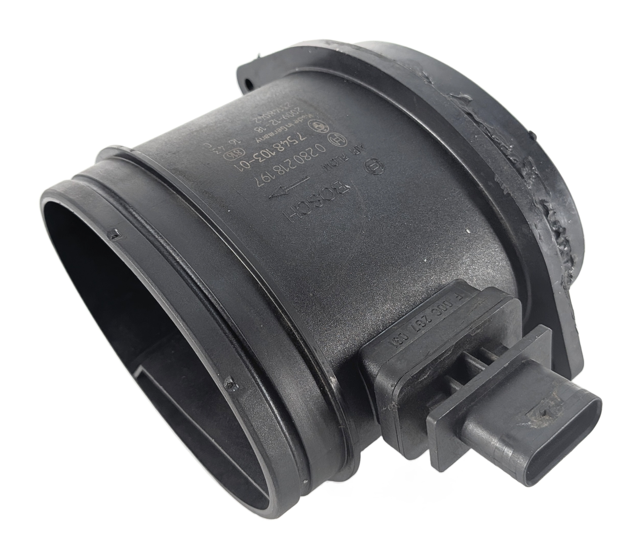 2007-2010 BMW X5 (E70) 4.8L N62 V8 ENGINE MASS AIR FLOW SENSOR METER (MAF) — exact item pictured