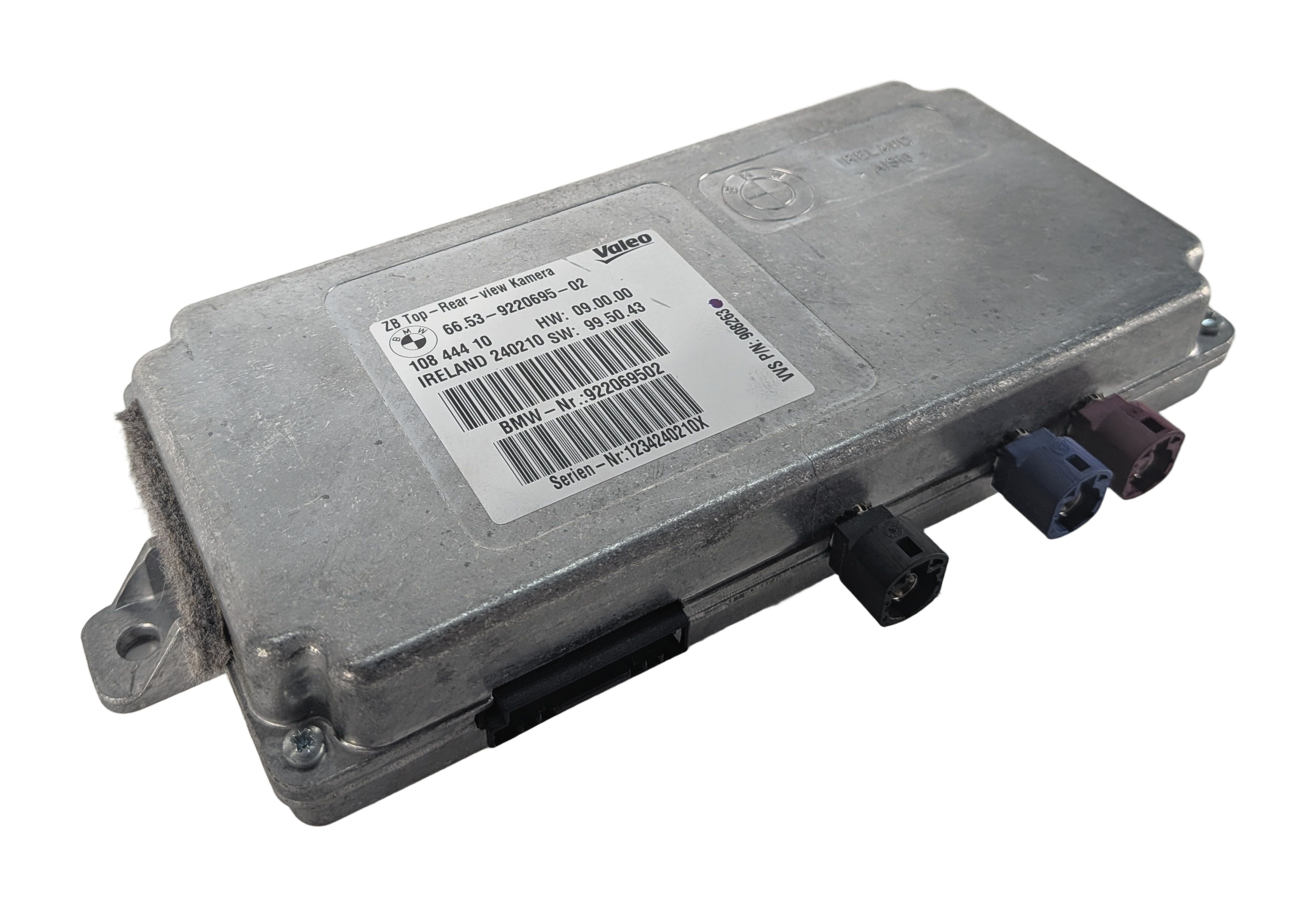 2010 BMW X5 (E70) TOP REAR VIEW CAMERA CONTROL MODULE COMPUTER — exact item pictured