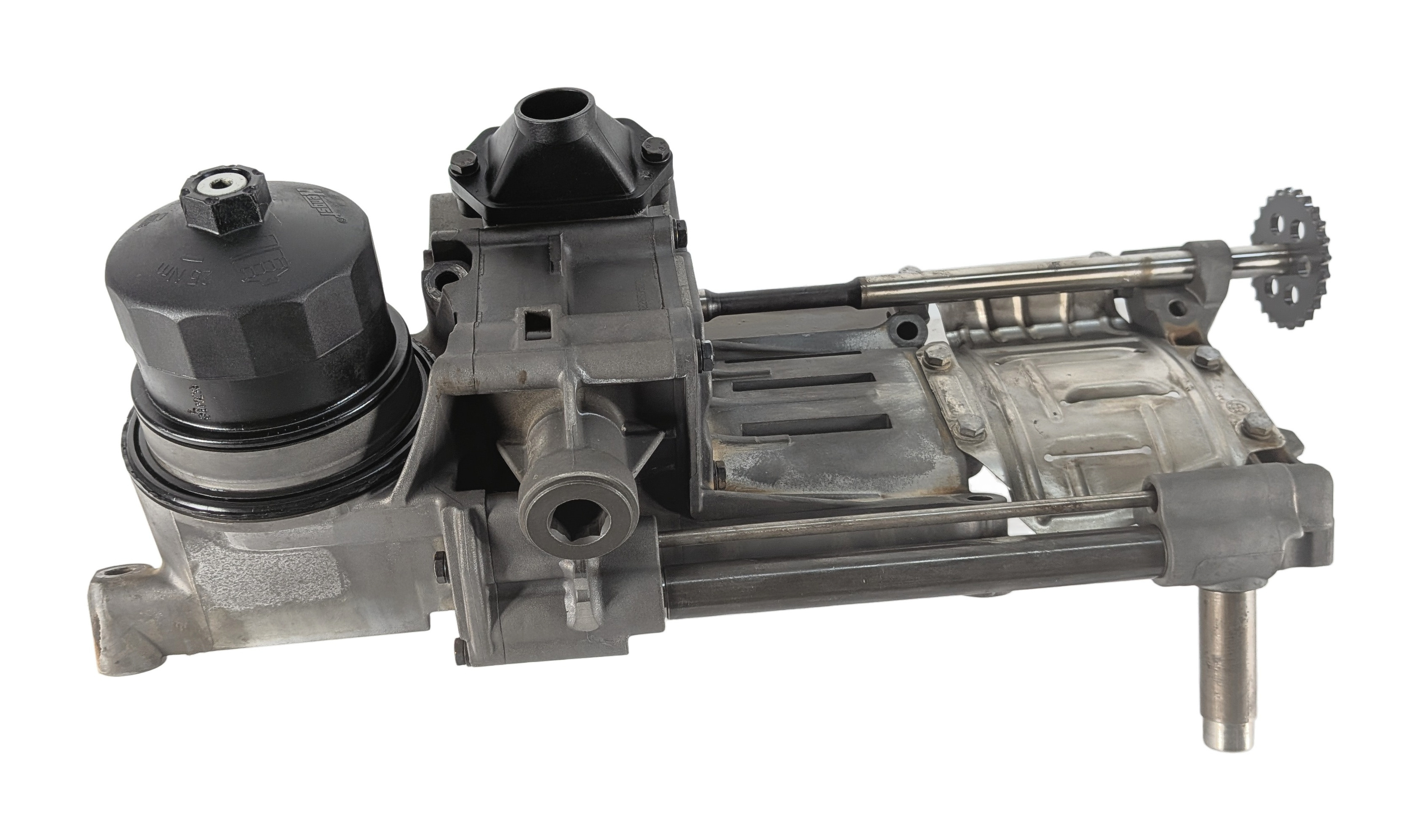 2010 BMW X5 (E70) 4.8L (N62) ENGINE OIL PUMP FILTER HOUSING PICKUP TUBE — exact item pictured