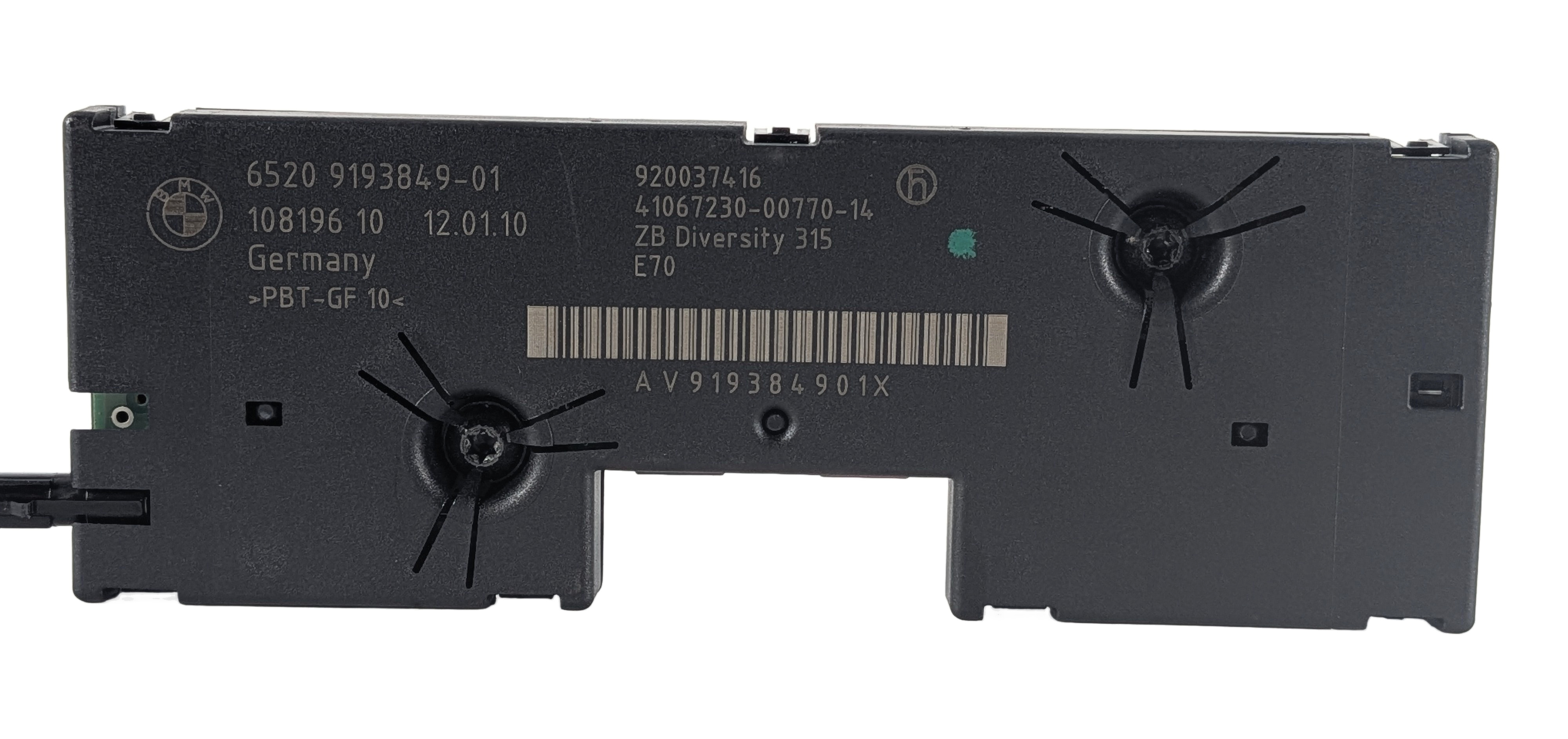 2010 BMW X5 (E70) RADIO STEREO ANTENNA DIVERSITY AMP AMPLIFIER MODULE — exact item pictured
