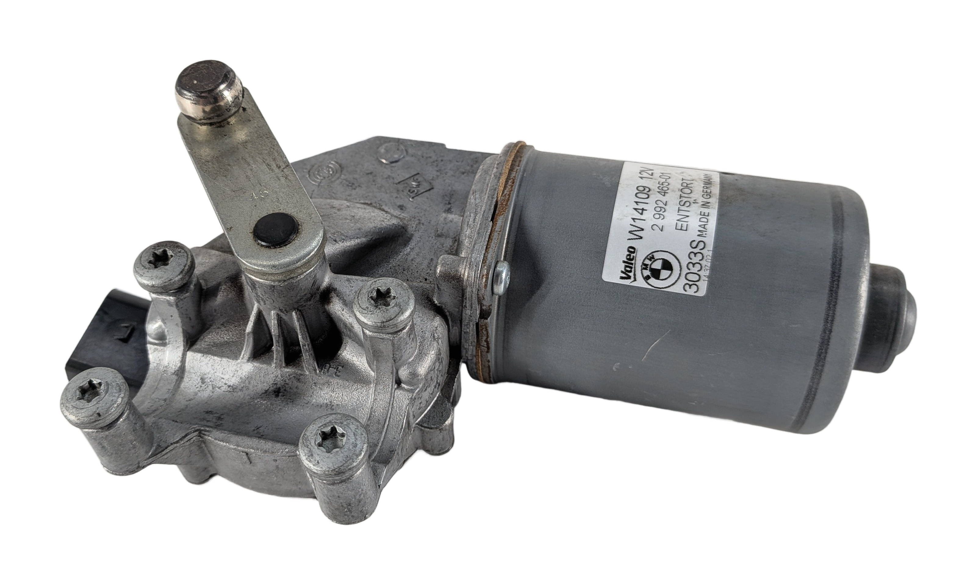 2012-2015 BMW X1 (E84) FRONT WINDSHIELD WIPER MOTOR — exact item pictured