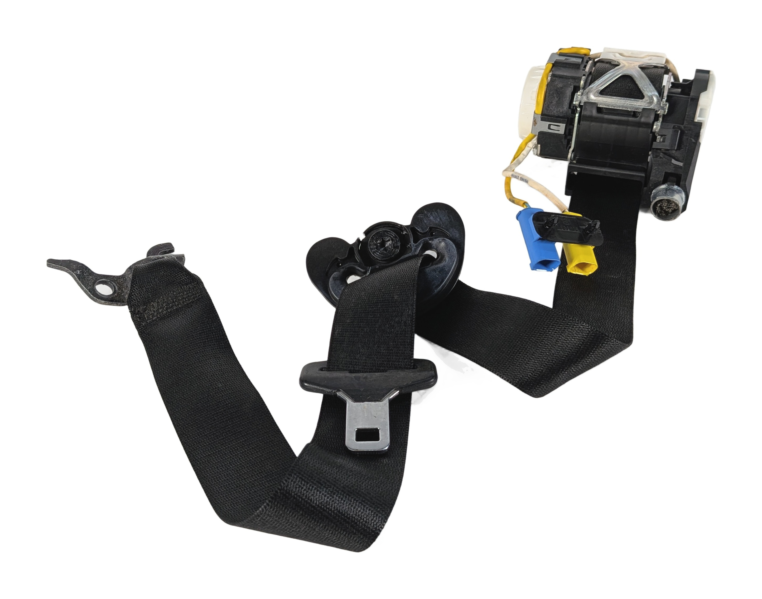 2012-2015 BMW X1 (E84) LEFT FRONT DRIVER SEATBELT BUCKLE RETRACTOR (Black) — exact item pictured