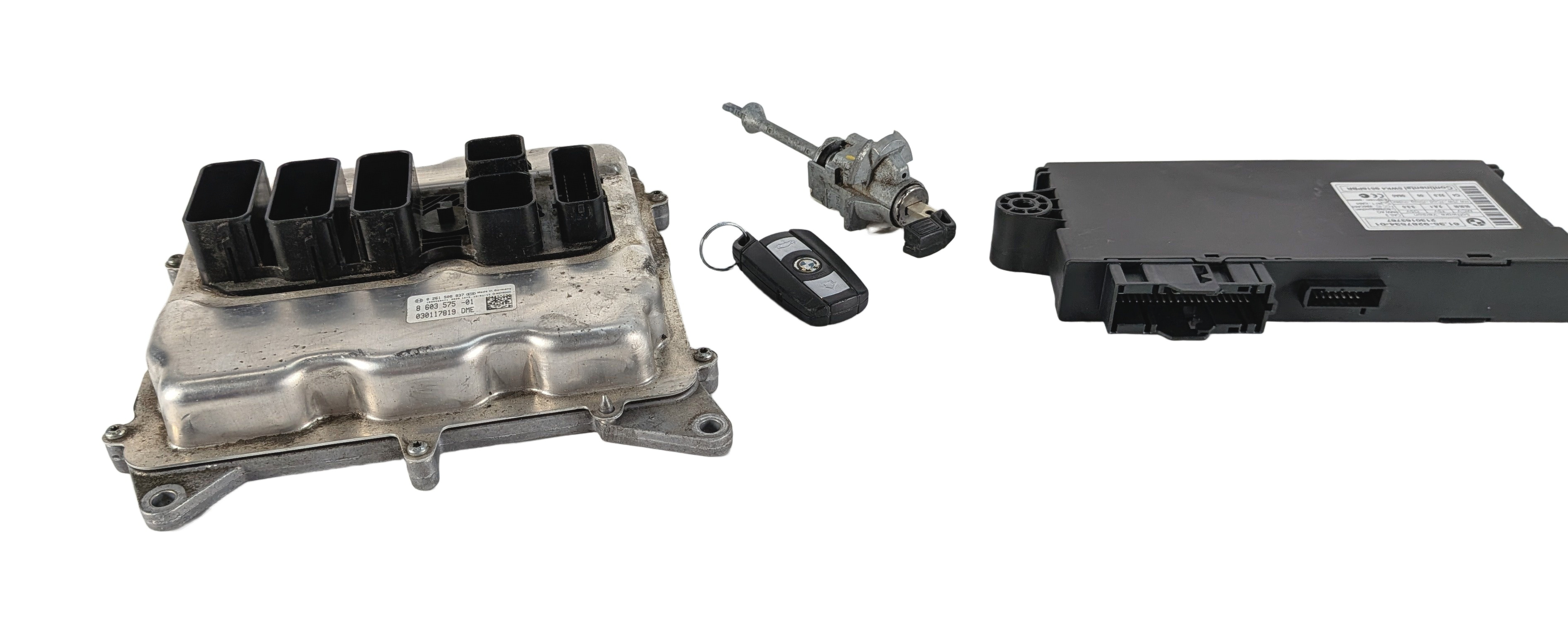 13-16 BMW X1 Z4 E84 E89 2.0L N20 TURBO ECM DME CAS 3 IMMOBILIZER MODULE KEY SET — exact item pictured