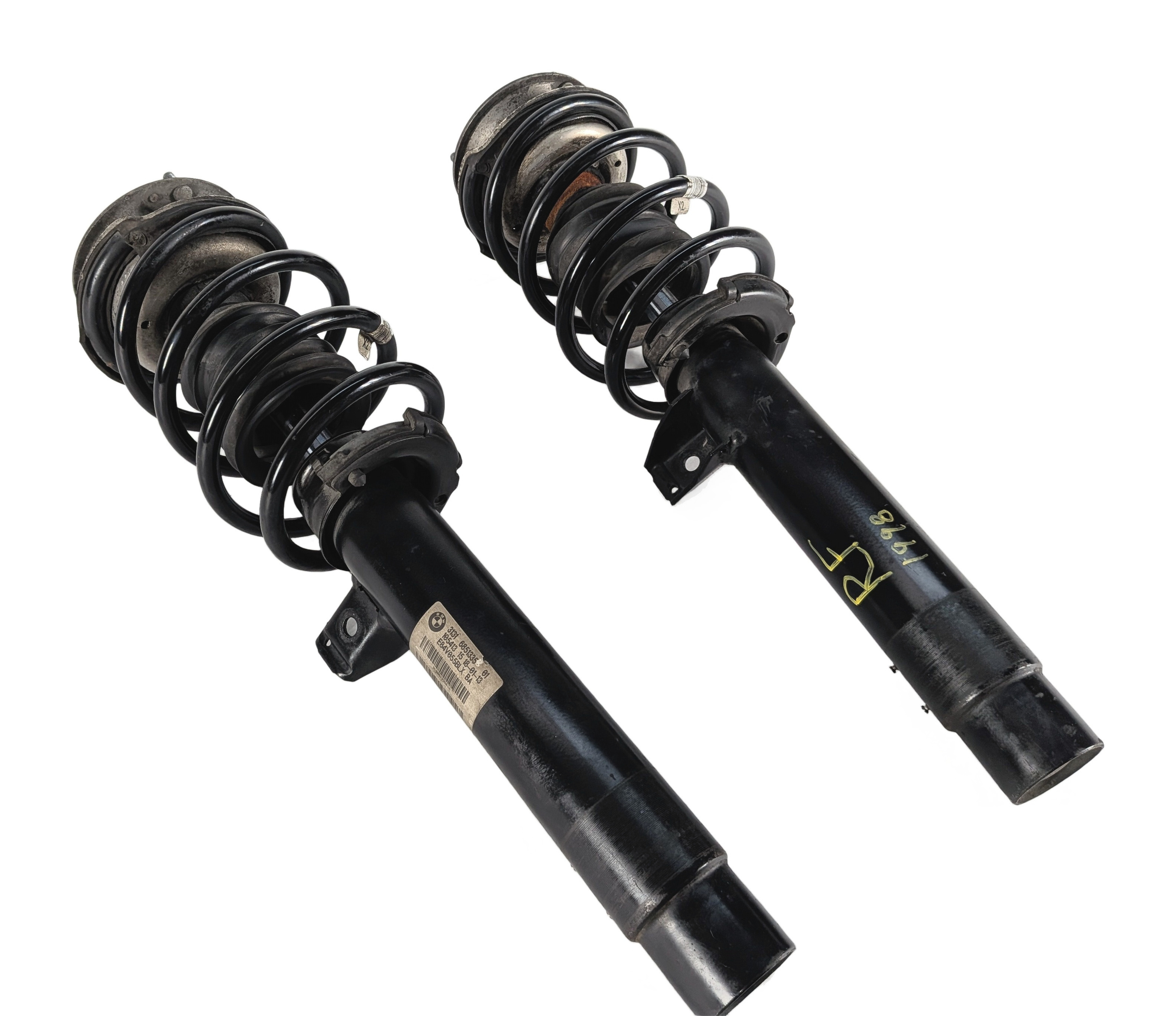 12-15 BMW X1 (E84) AWD FRONT LEFT & RIGHT STANDARD SUSPENSION SHOCK STRUT SET 2 — exact item pictured