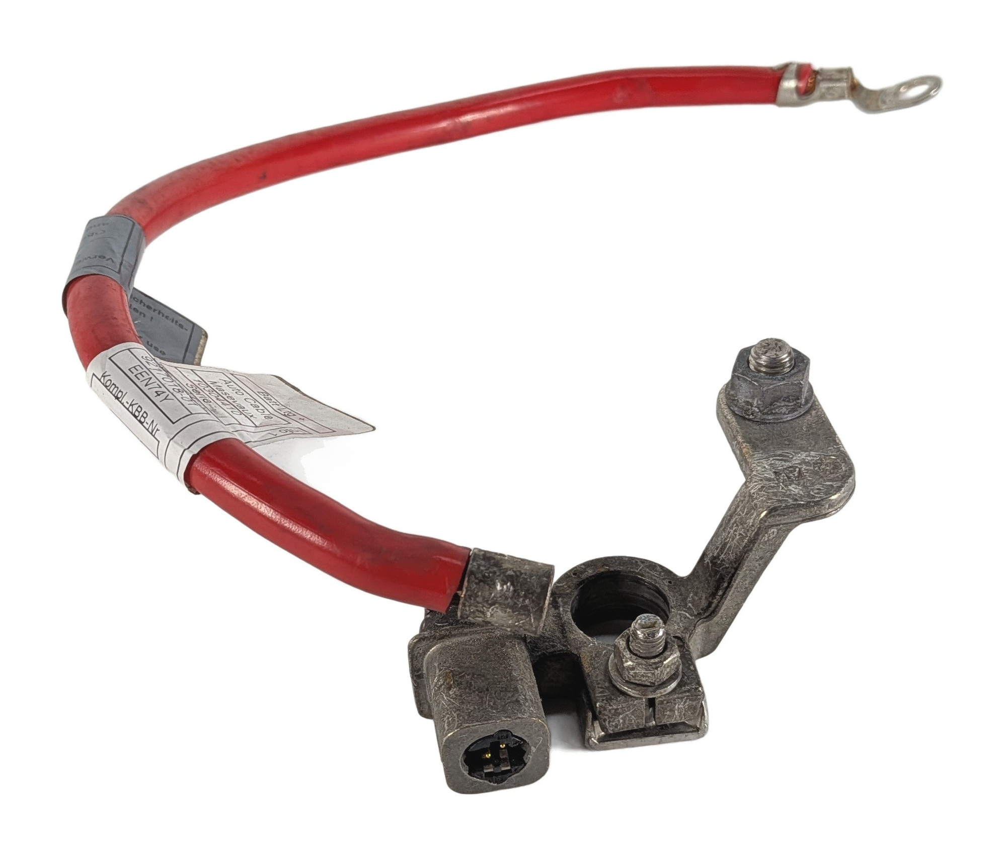 2013 BMW X1 E84 2.0L POSITIVE BATTERY CABLE w/SRS TERMINAL CLAMP — exact item pictured