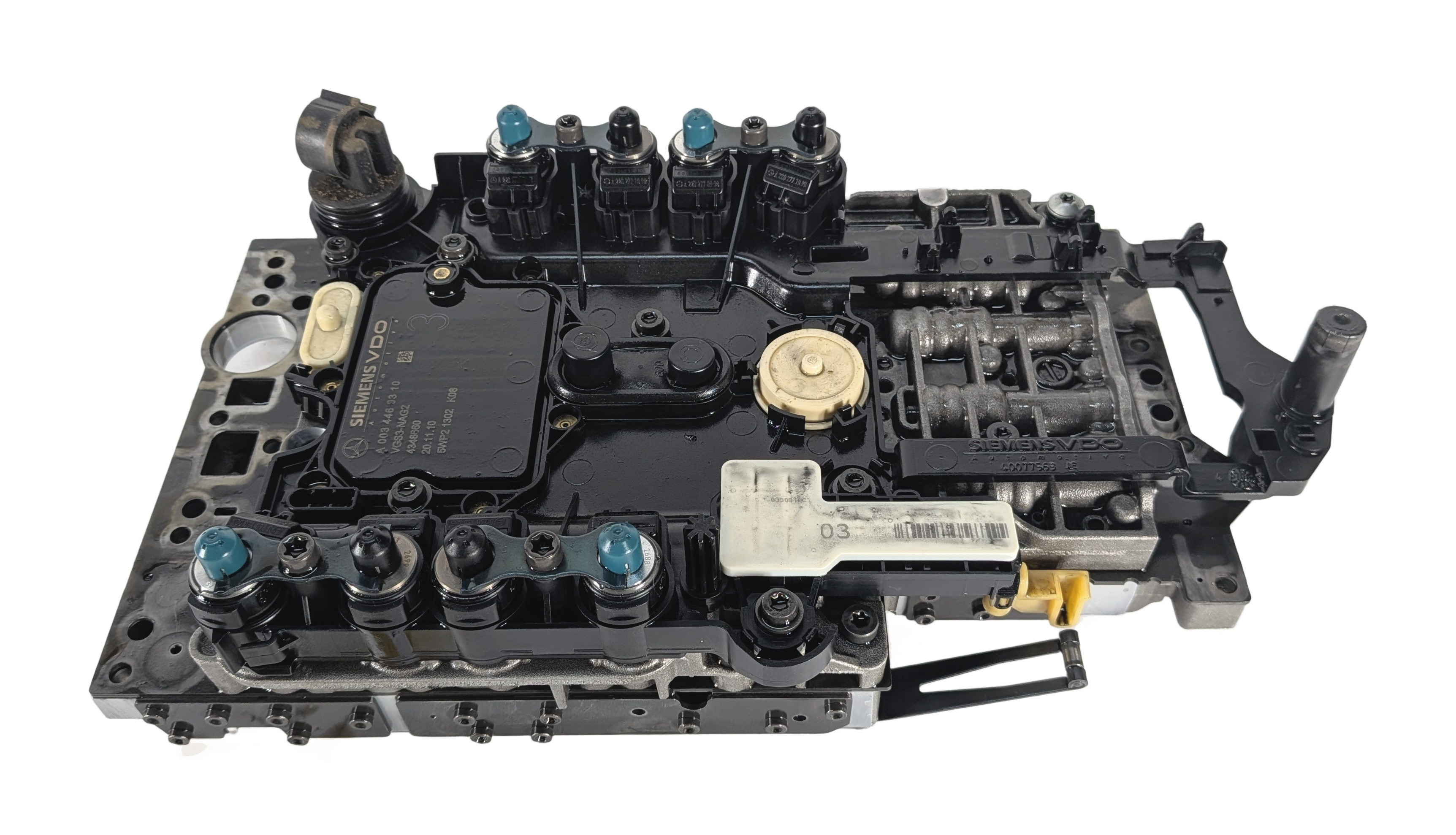 09-11 MERCEDES C300 W204 AWD 272.9 AT TRANSMISSION VALVE BODY w/CONDUCTOR PLATE — exact item pictured