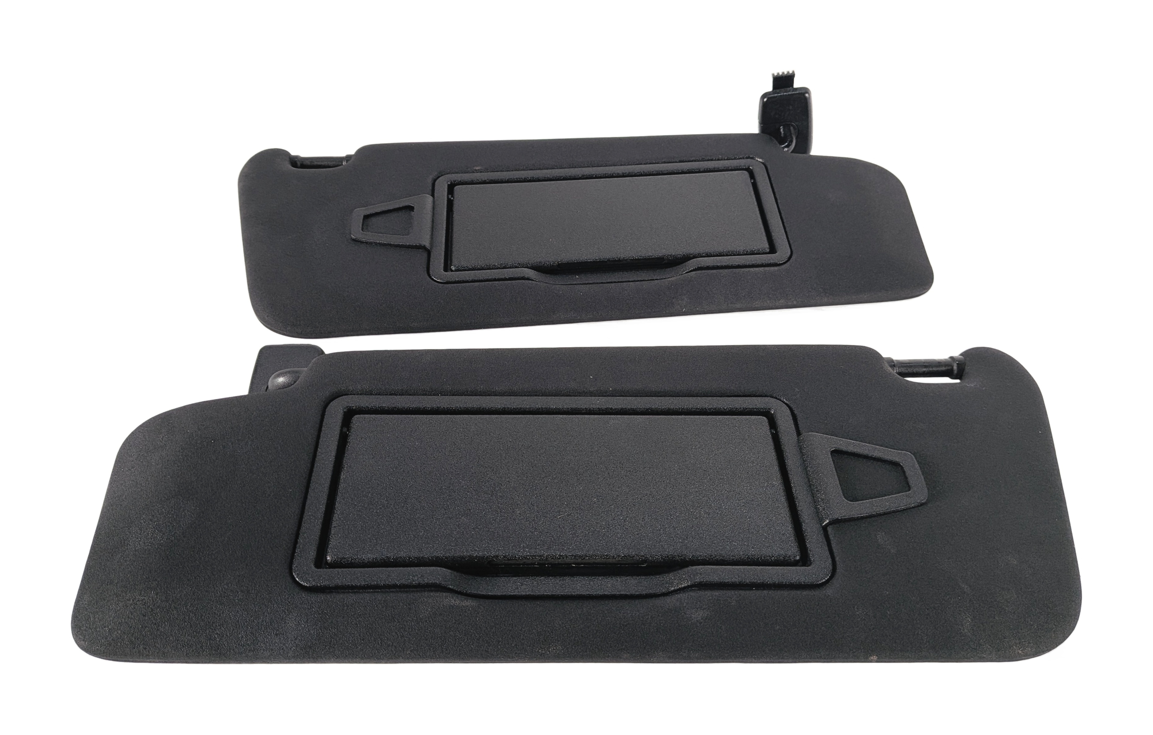 2008-2014 MERCEDES C230 C250 C300 C350 C63 (W204) FRONT SUNVISOR SET-2 (Black) — exact item pictured