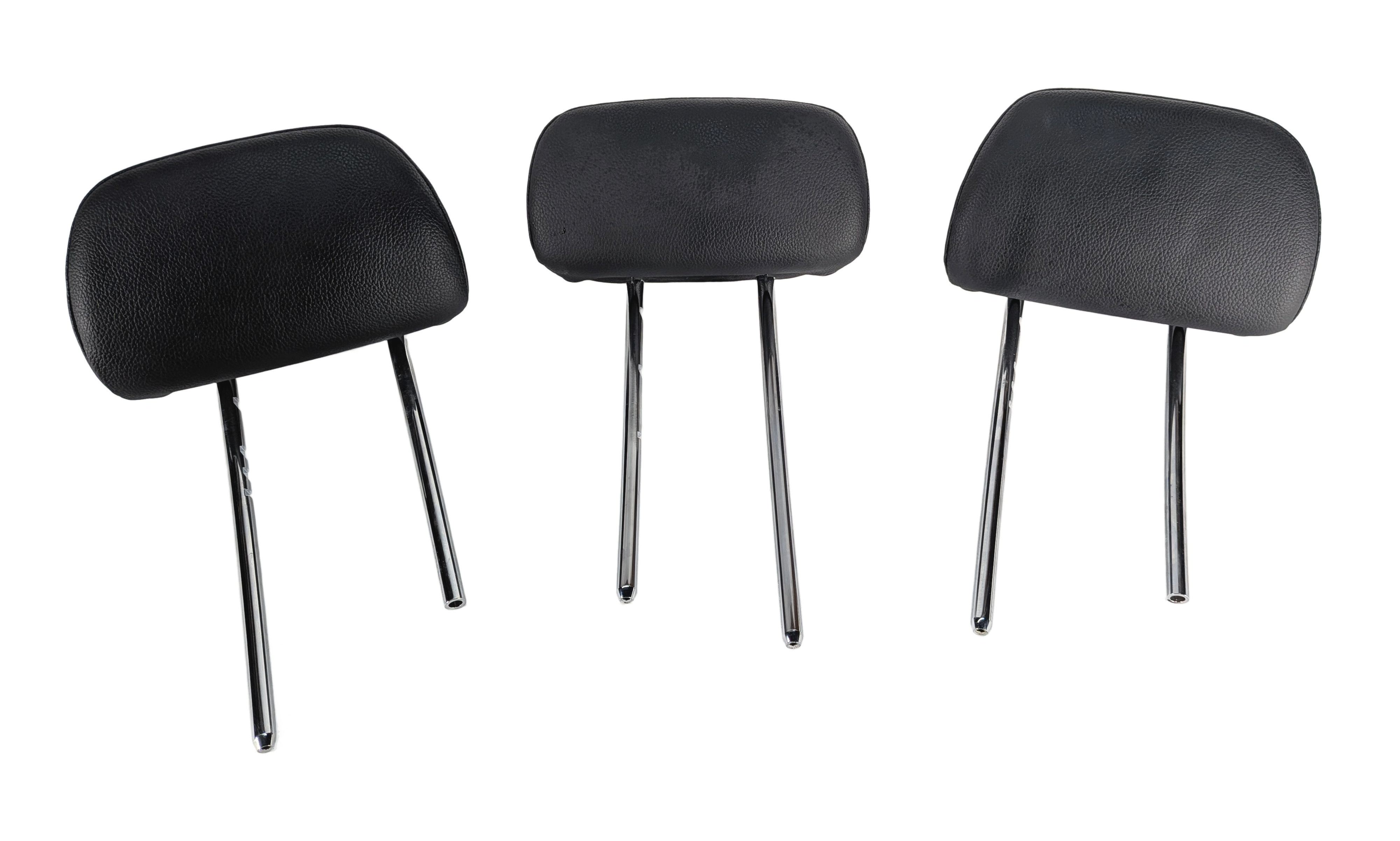 11-14 MERCEDES C250 C300 C350 C63 AMG W204 REAR SEAT HEADREST SET/3 BLACK — exact item pictured