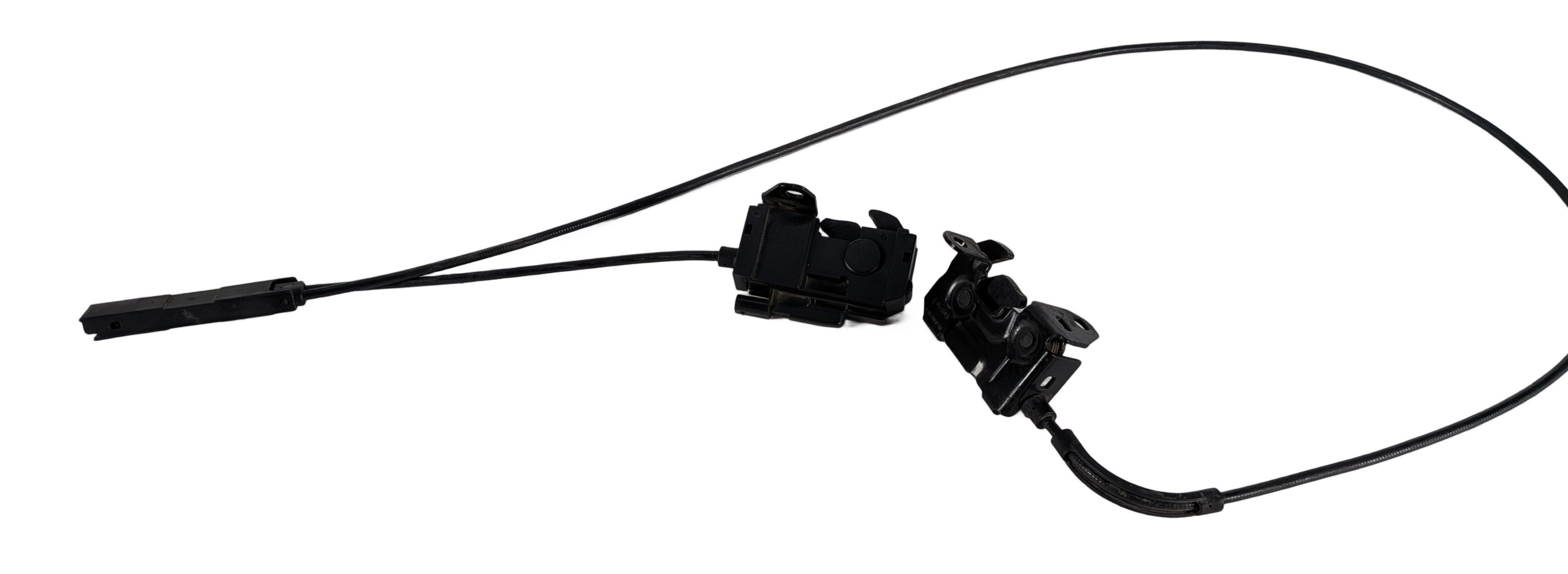 2011 MERCEDES C300 (W204) FRONT HOOD LID LOCK LATCH CABLE LEFT/RIGHT SET/2 — exact item pictured