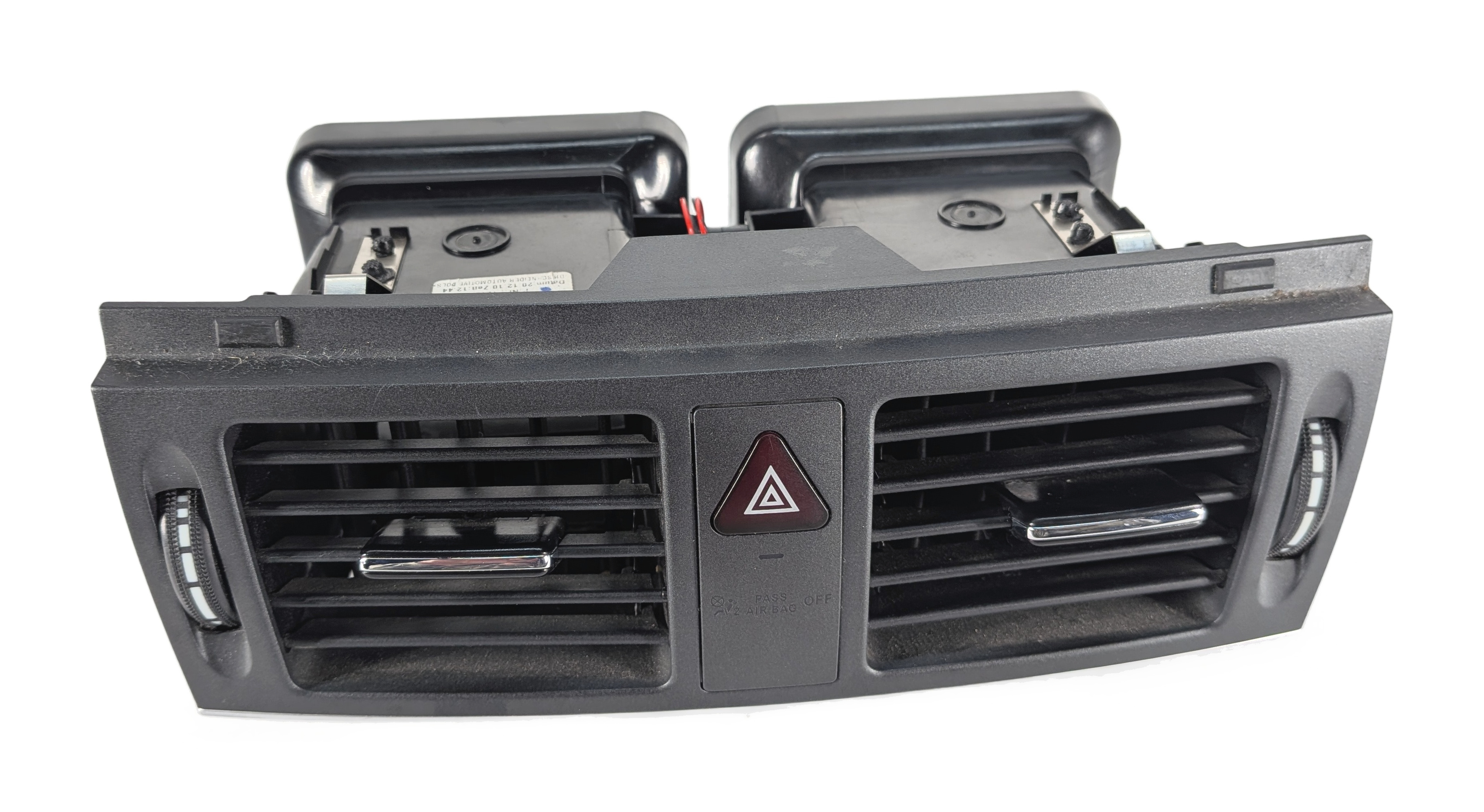 2011 MERCEDES C300 (W204) FRONT CENTER HEAT AIR AC VENT w/ HAZARD SWITCH (Black) — exact item pictured