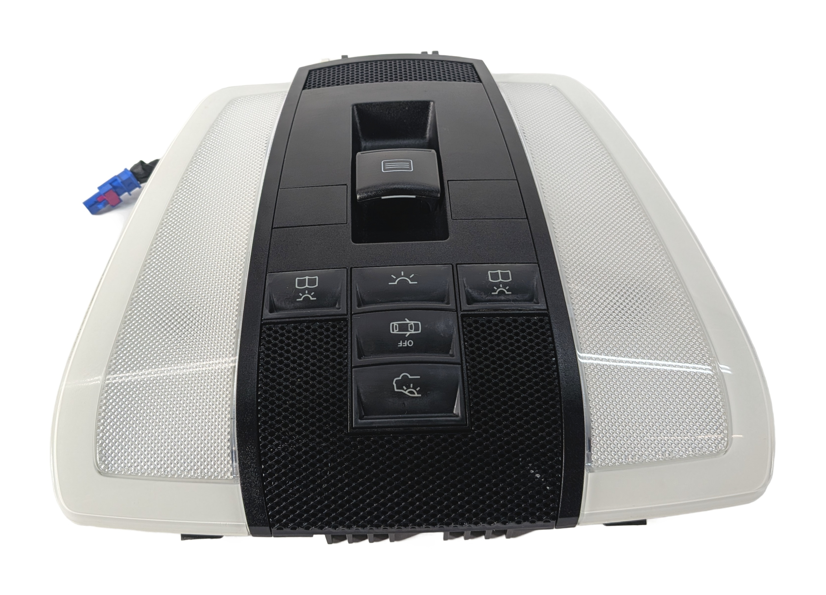 2011 MERCEDES C300 (W204) OVERHEAD DOME MAP LIGHT SUNROOF SWITCH CONSOLE (Black) — exact item pictured