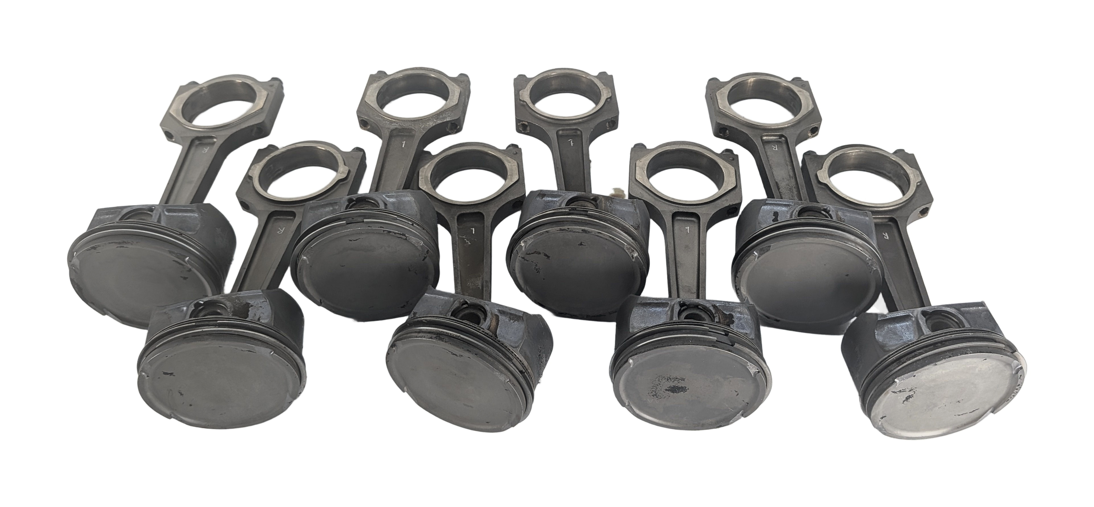 2008 LAND ROVER LR3 4.4L JAGUAR 448PN ENGINE PISTON CONNECTING ROD SET/8 — exact item pictured