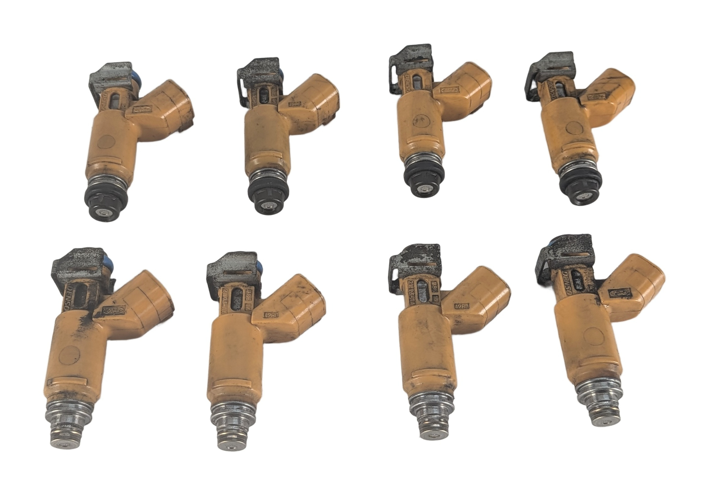 2005-2009 LR3 - RANGE ROVER SPORT (L320 L322) 4.4L V8 ENGINE FUEL INJECTOR SET 8 — exact item pictured
