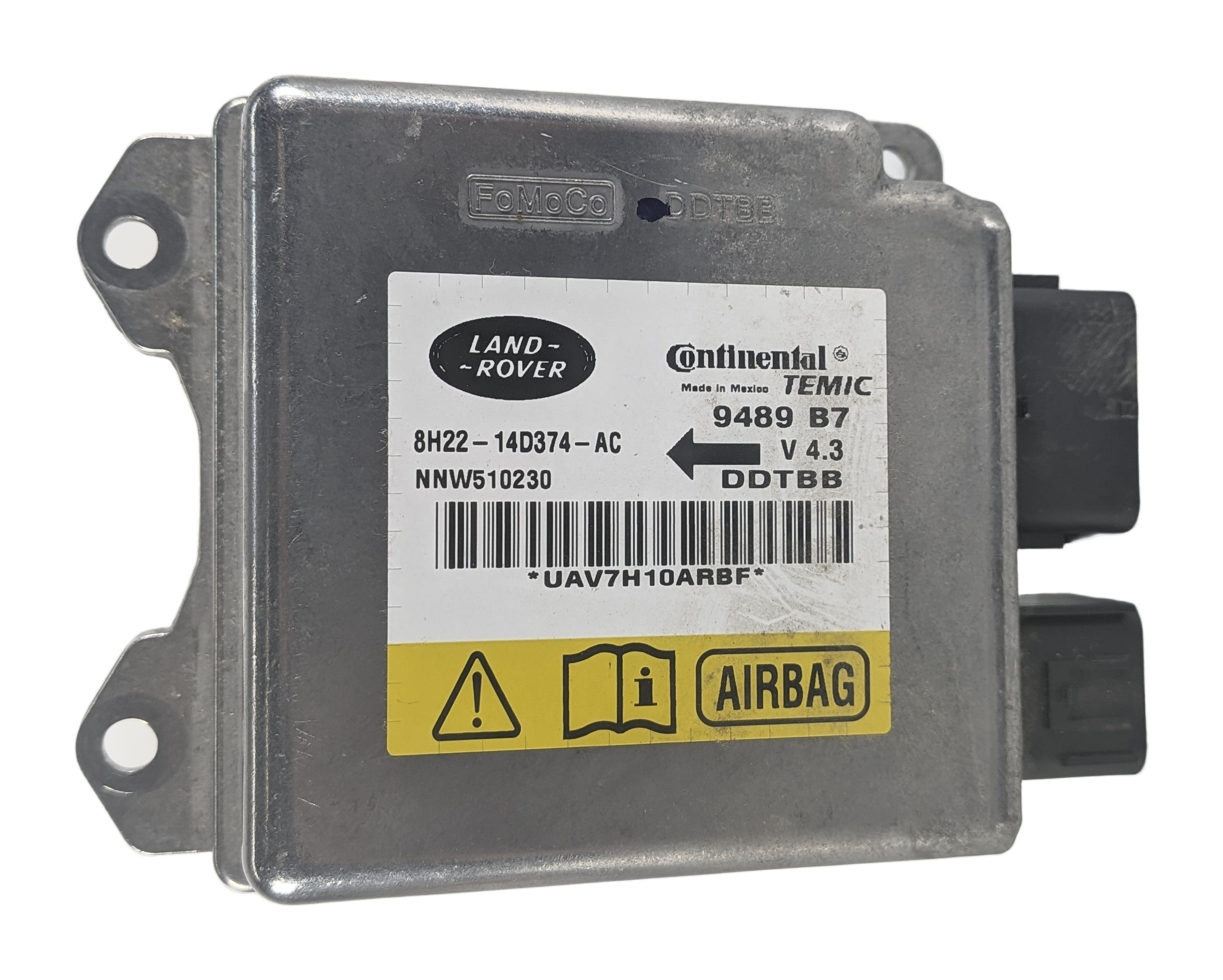 2005-2009 LR3 RANGE ROVER SPORT (L320) MAIN PRIMARY SRS BAG CONTROL MODULE — exact item pictured