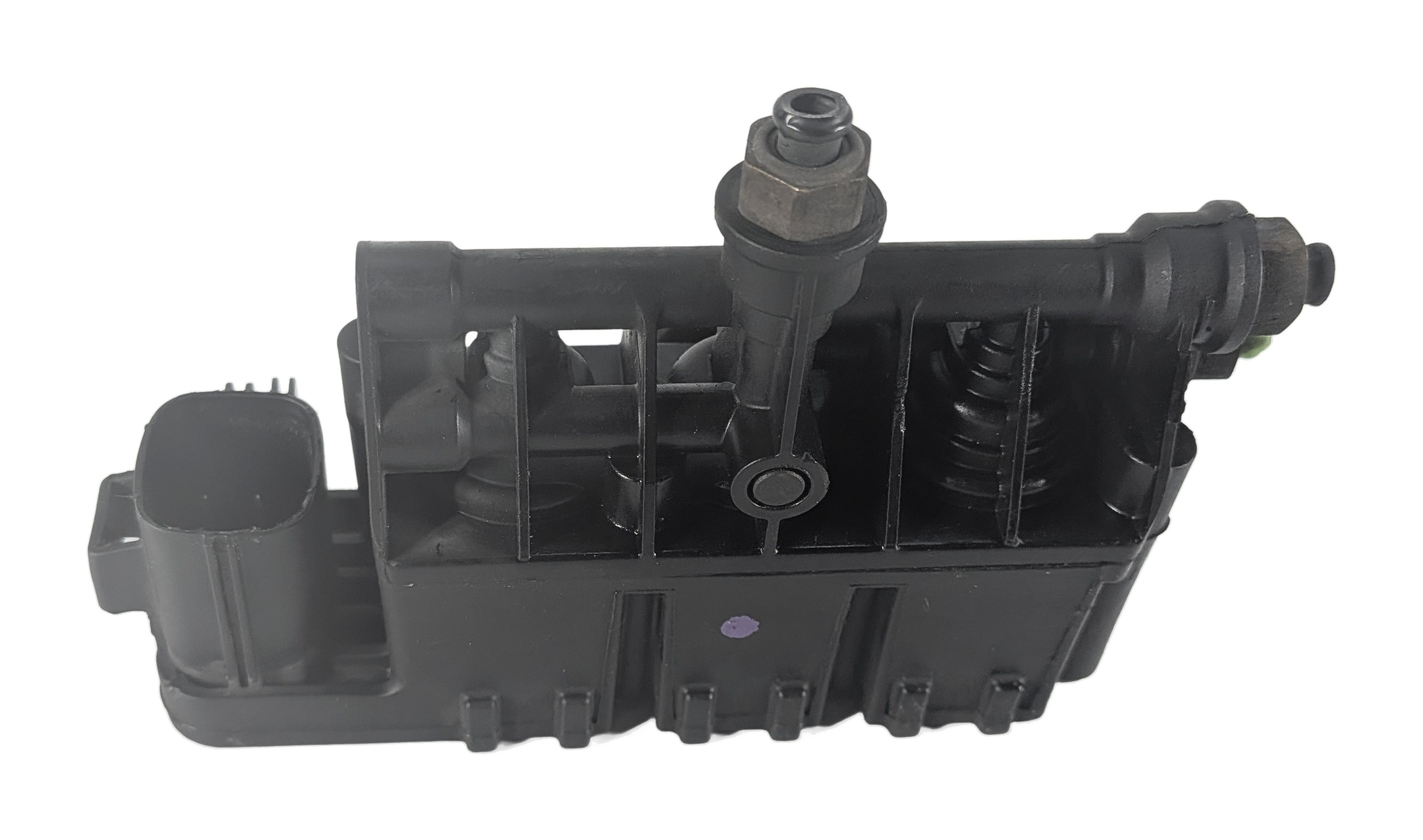 2008 LAND ROVER LR3 (L319) REAR AIR SUSPENSION VALVE BLOCK SOLENOID MANIFOLD — exact item pictured