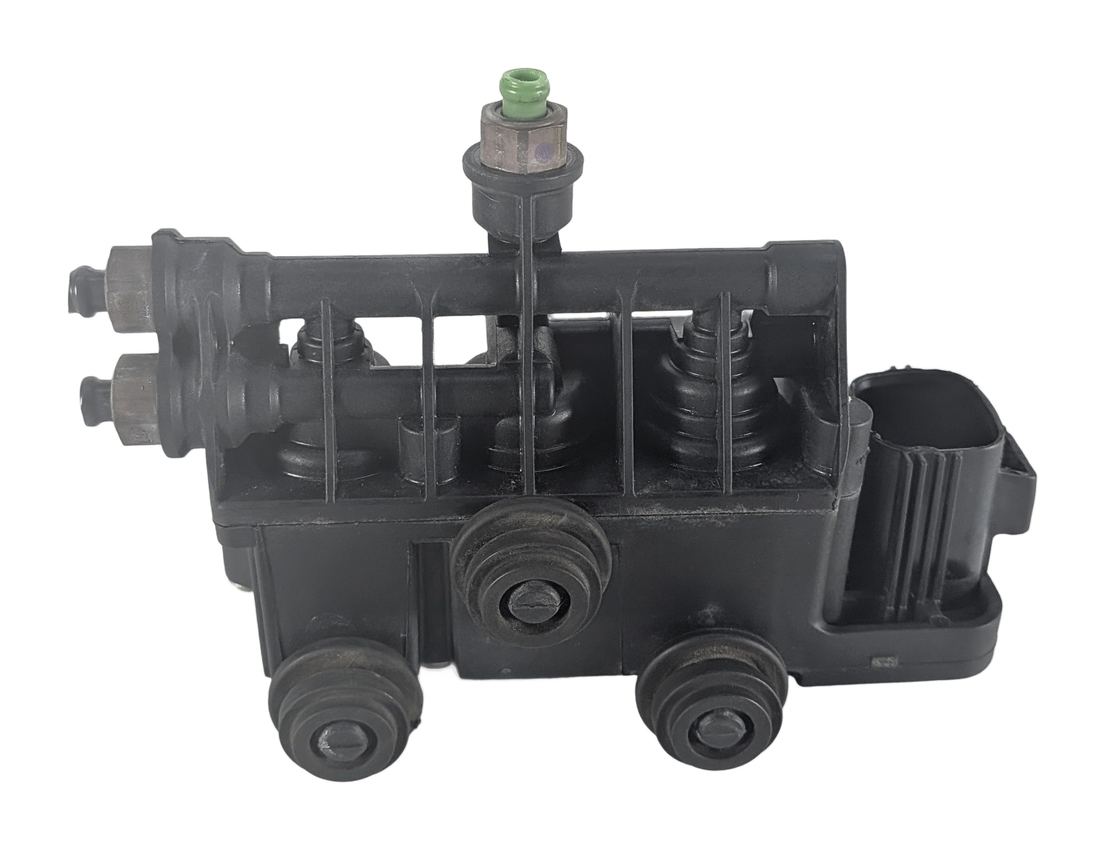 2008 LAND ROVER LR3 (L319) FRONT AIR SUSPENSION VALVE BLOCK SOLENOID MANIFOLD — exact item pictured
