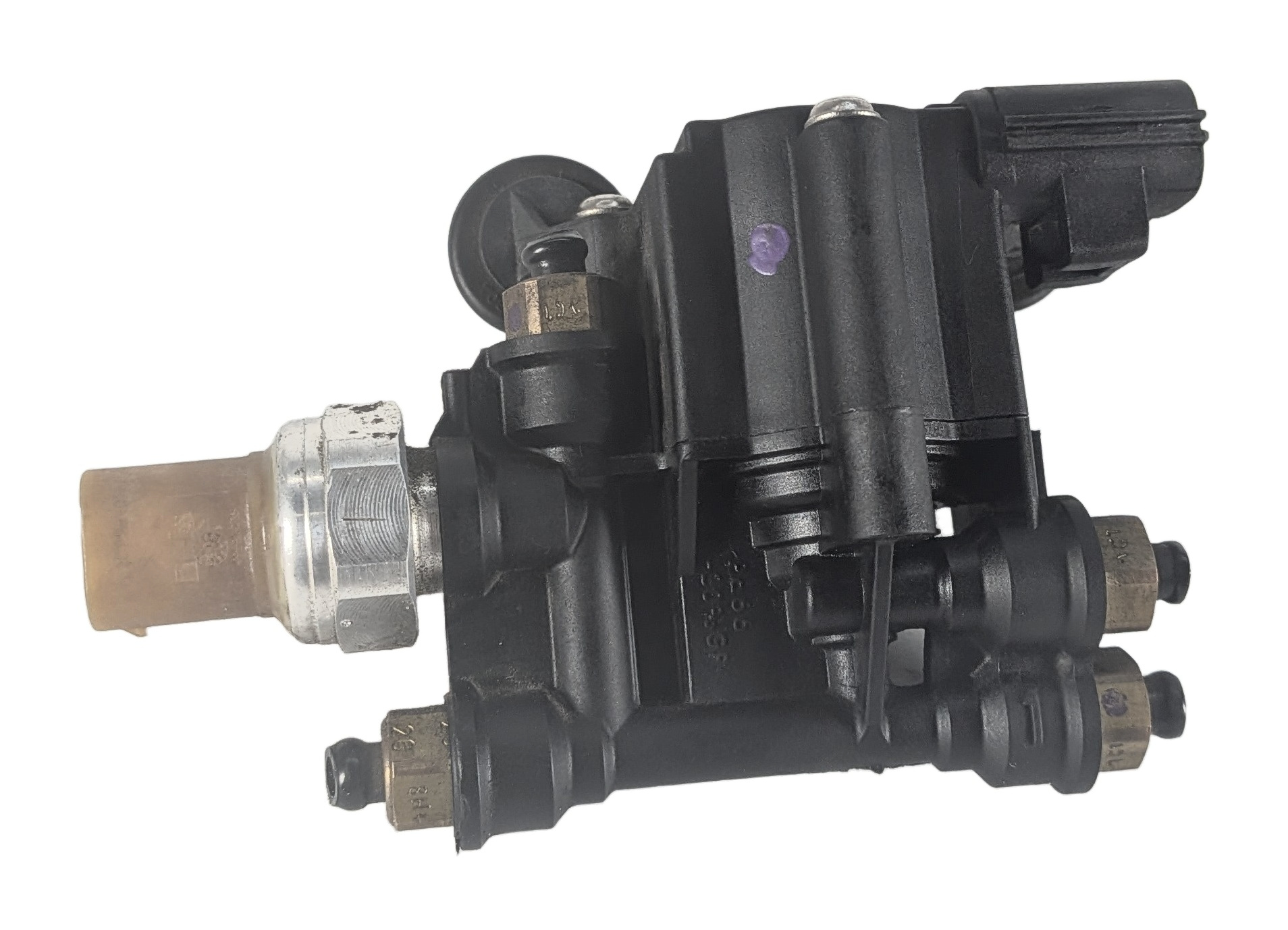 2008 LAND ROVER LR3 (L319) AIR SUSPENSION RELIEF VALVE BLOCK SOLENOID MANIFOLD — exact item pictured