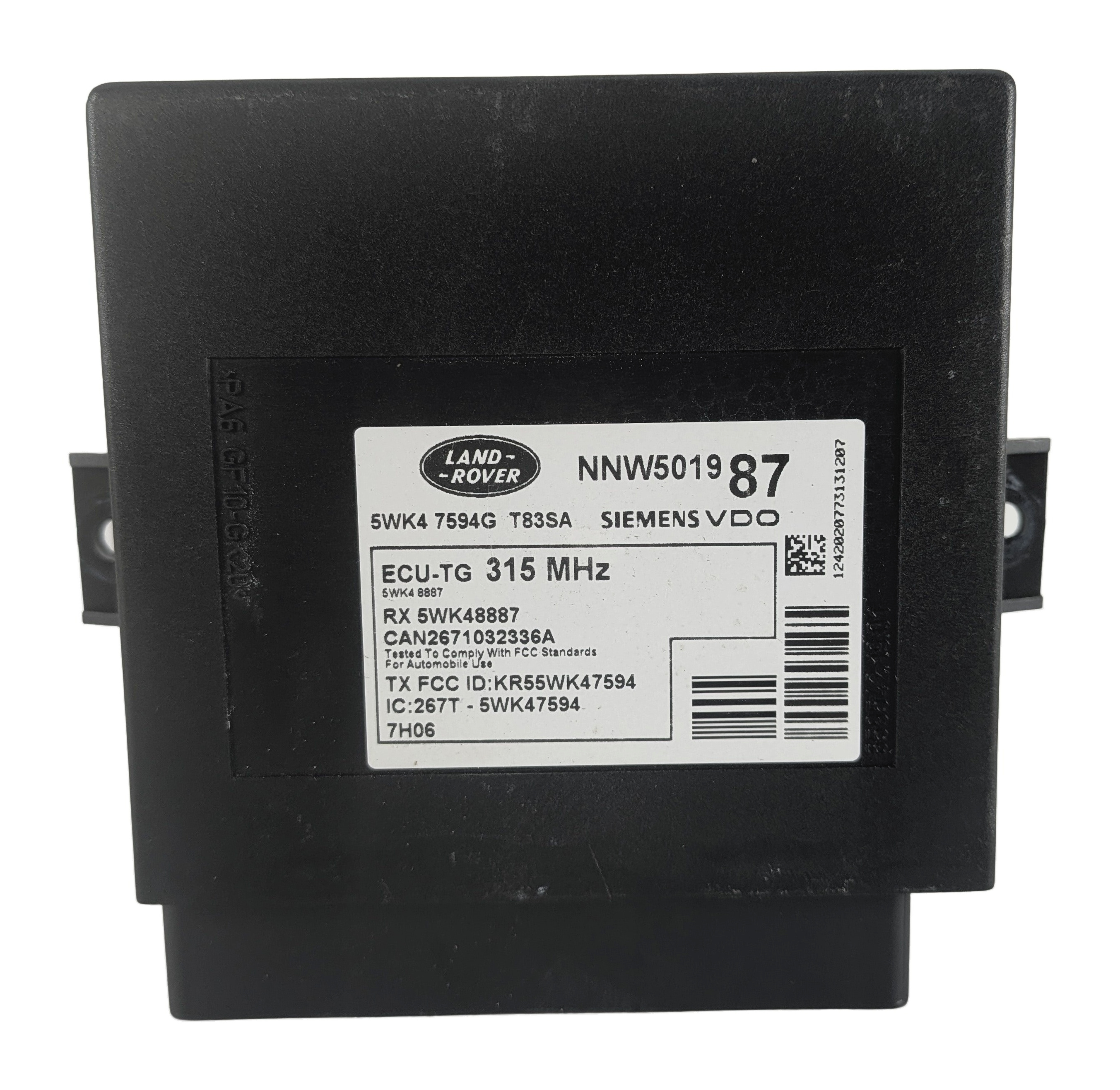 2008 LAND ROVER LR3 (L319) TIRE PRESSURE MONITOR TPMS CONTROL MODULE 315 MHZ — exact item pictured