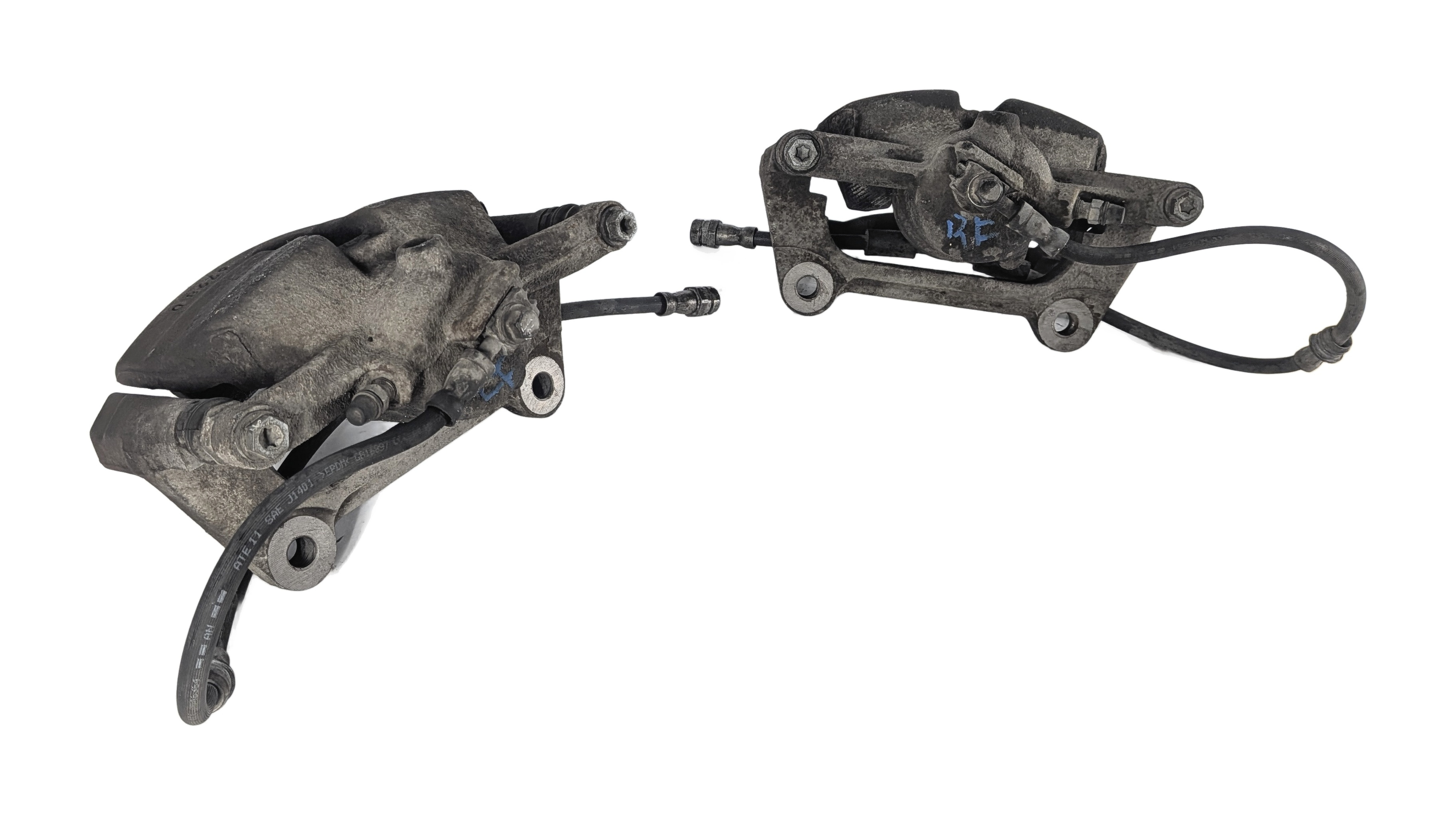 2015-2017 VW GOLF / AUDI A3 TT (8V MK3) 1.8T 2.0T FRONT DISC BRAKE CALIPER SET — exact item pictured