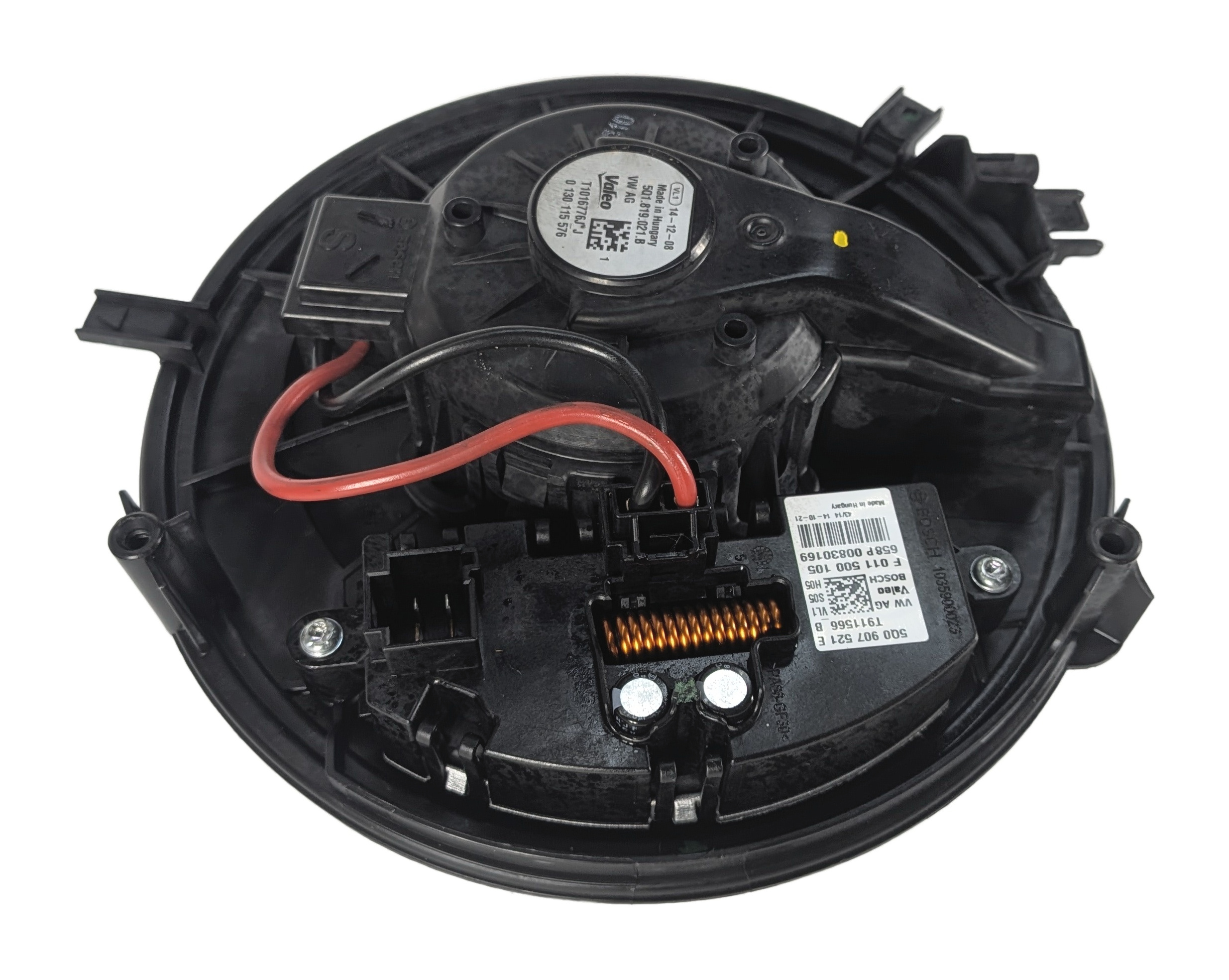 2015-2018 VW GOLF GTI / AUDI A3 S3 RS3 (8V) FRONT HEATER A/C BLOWER FAN MOTOR — exact item pictured