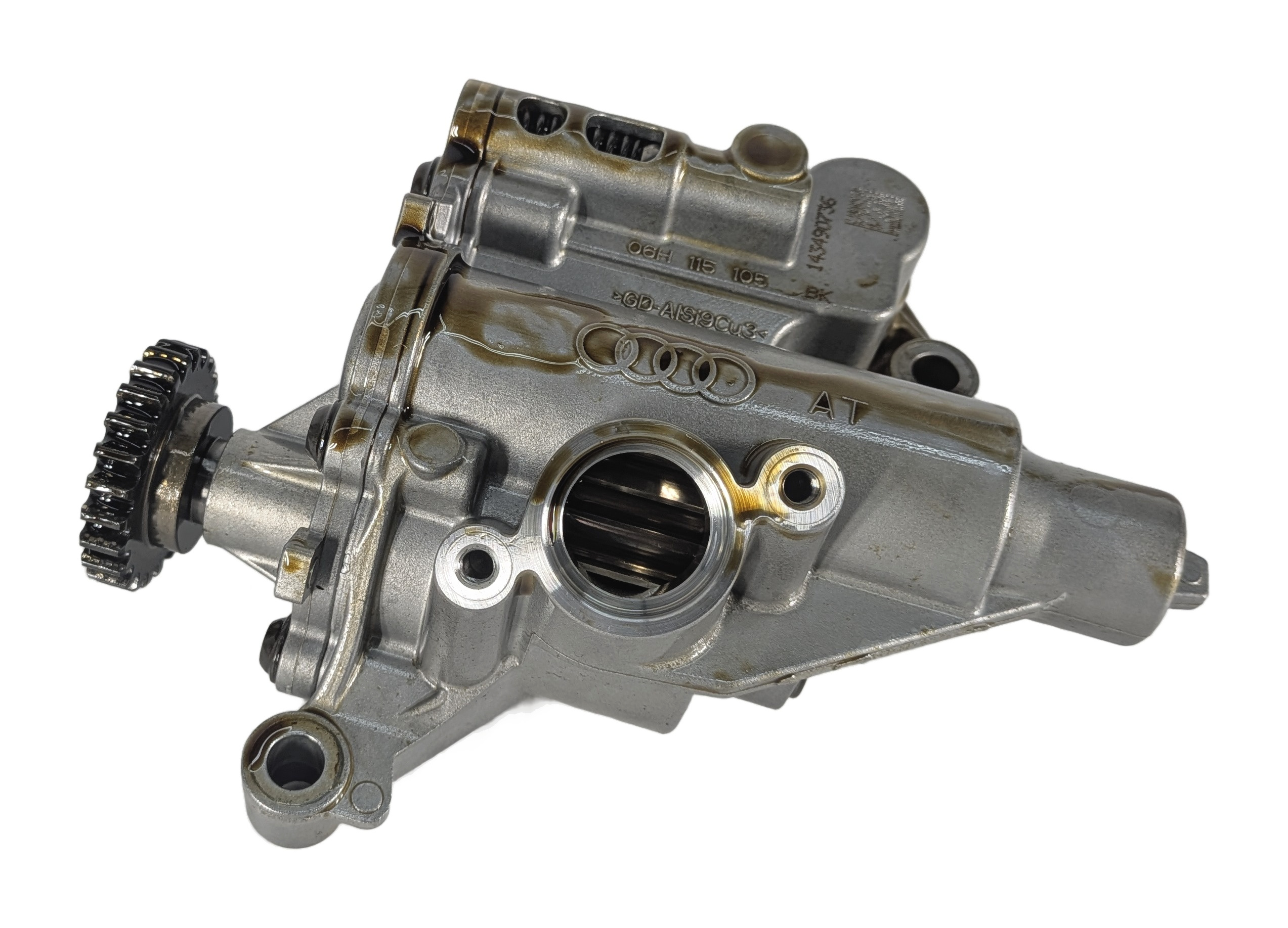 2015 AUDI A3 (8V) 2.0L (CNTC) ENGINE MOTOR OIL FLUID PUMP ASSEMBLY 06H115105BK — exact item pictured