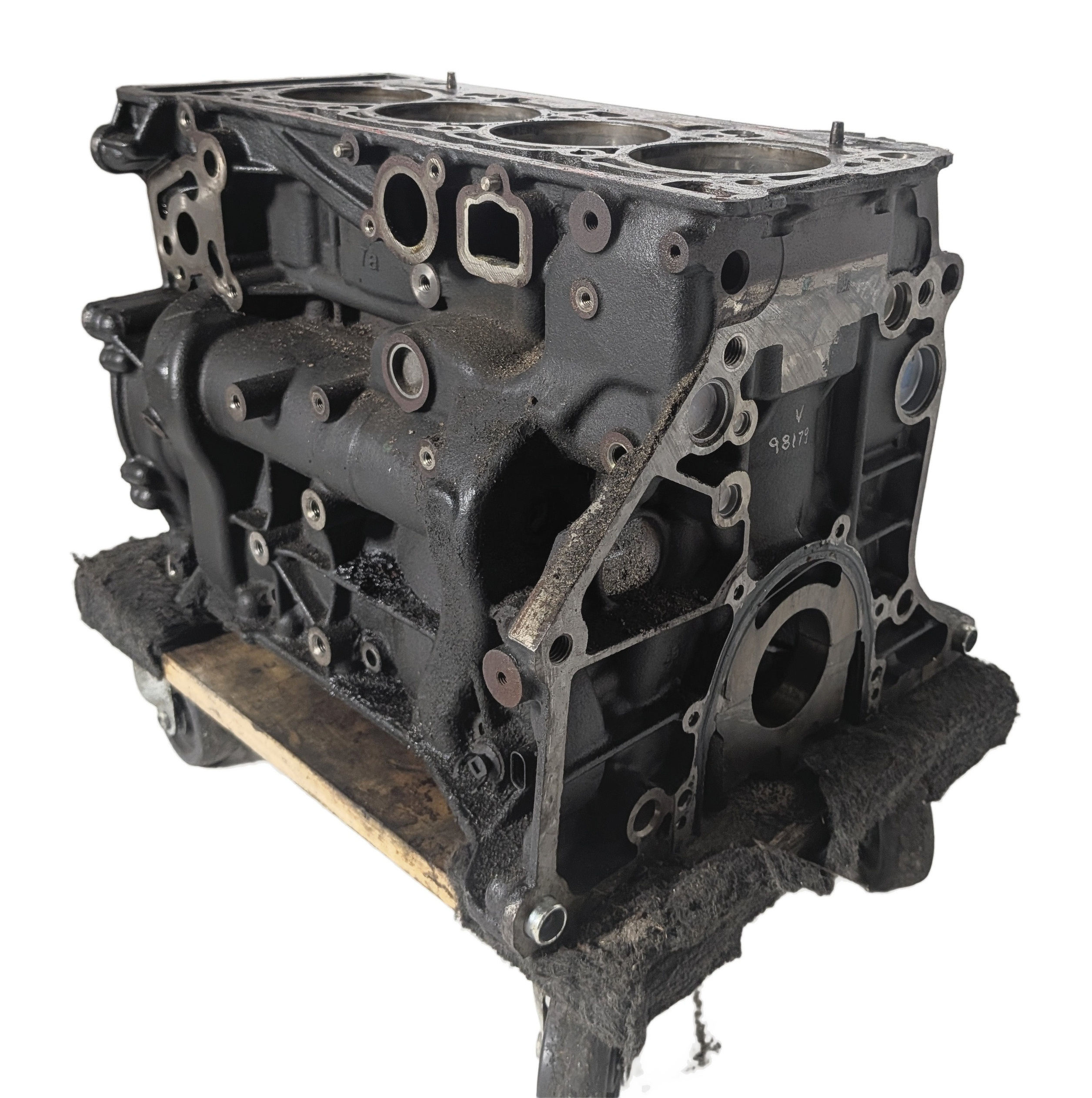 15-16 VW AUDI GOLF GTI A3 TT (8V MK3) 2.0L CNTC TURBO ENGINE BARE CYLINDER BLOCK — exact item pictured