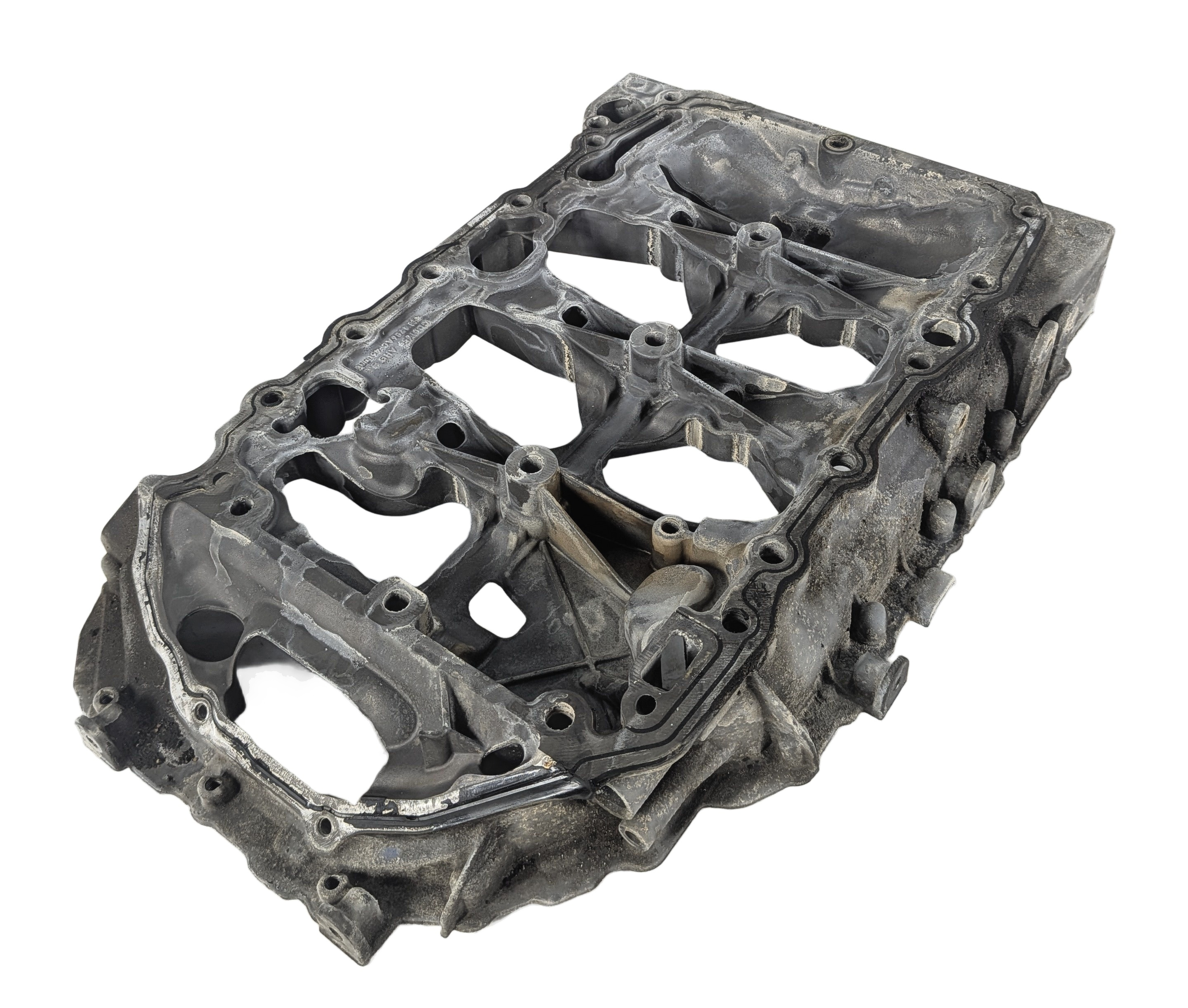 2015 AUDI A3 8V 2.0L CNTC ENGINE LOWER CRANKCASE BEARING BRIDGE BEDPLATE BLOCK — exact item pictured