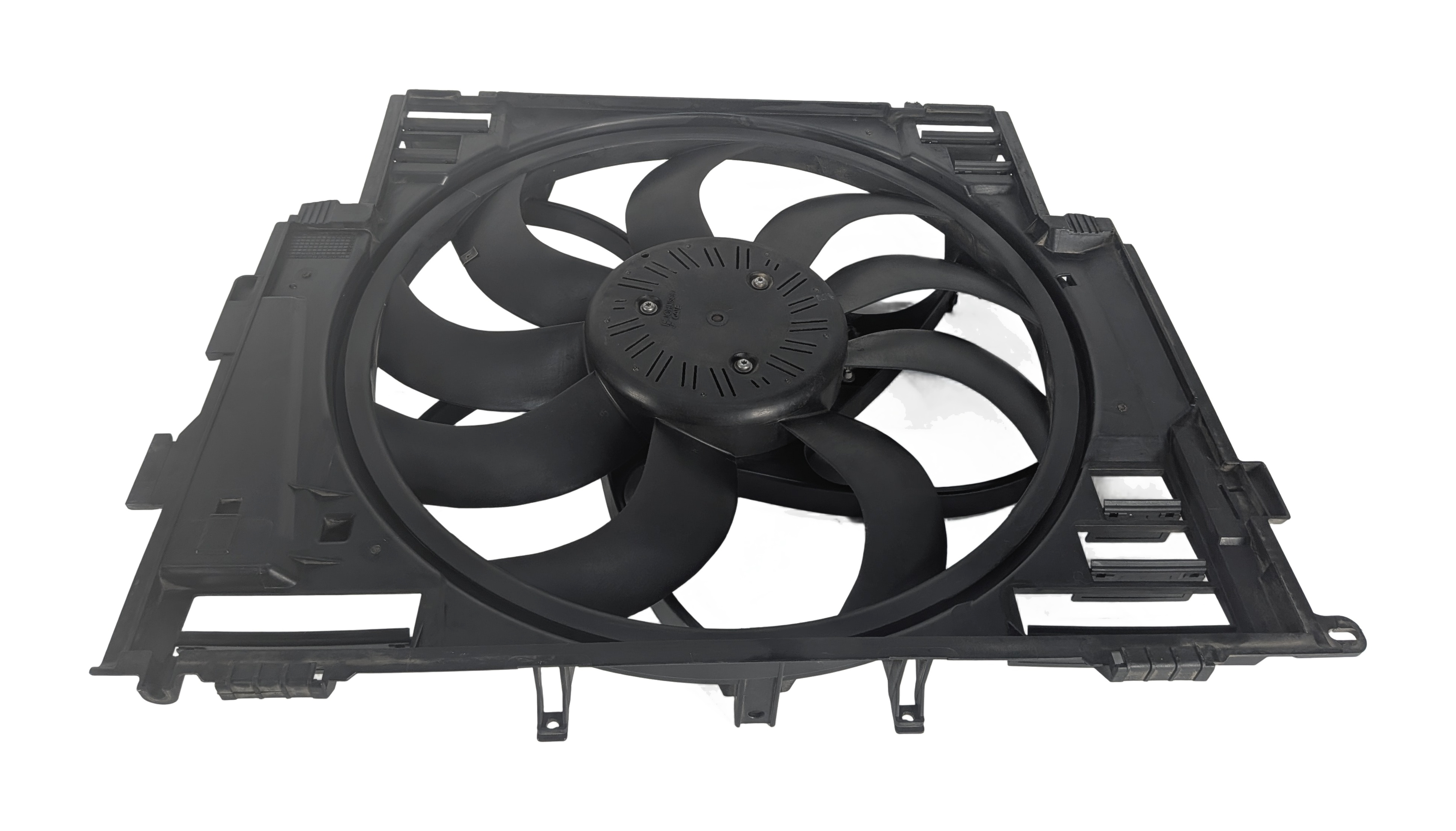 2012-2016 BMW 528i (F10) RADIATOR 600 WATT ELECTRIC COOLING FAN w/ SHROUD — exact item pictured