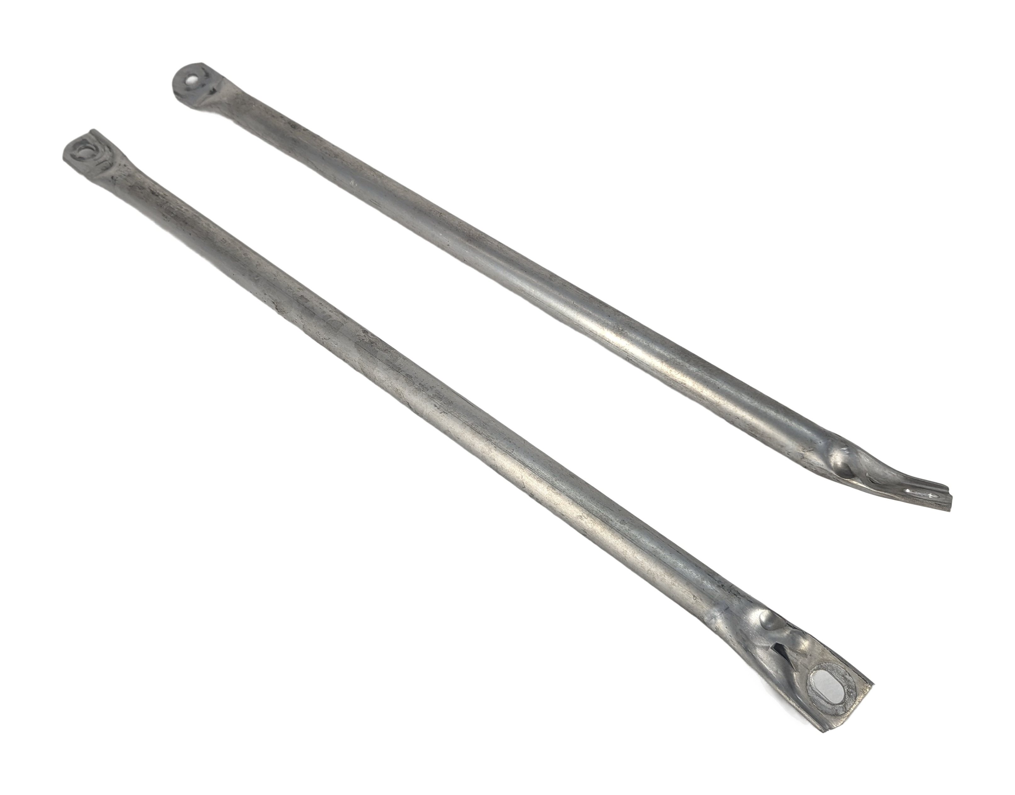 11-16 BMW 528i 535i 550i F10 LEFT/RIGHT RADIATOR CORE SUPPORT BRACE BAR SET/2 — exact item pictured