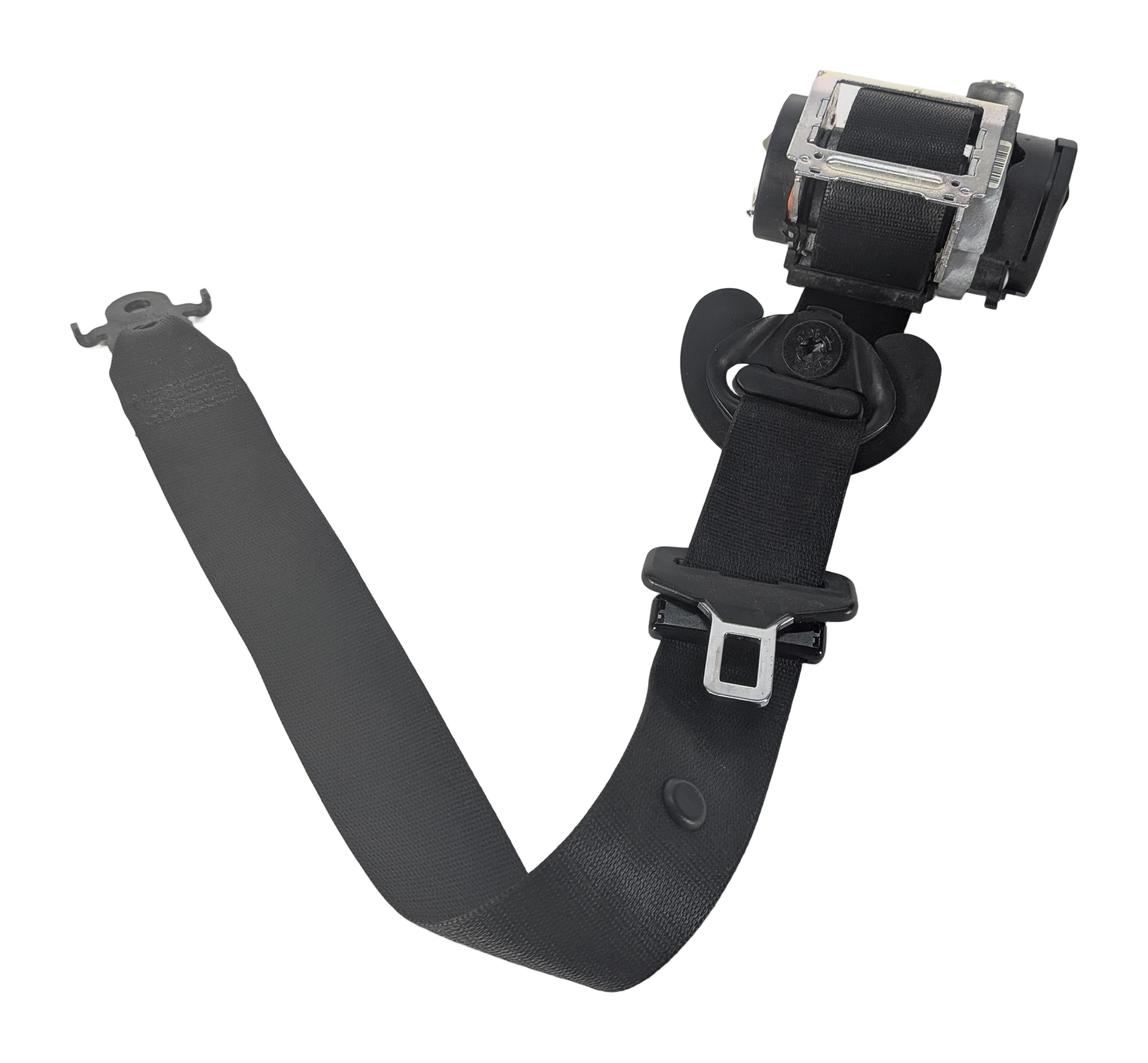 11-16 BMW 528i 535i 550i M5 (F10) FRONT LEFT DRIVER SEATBELT RETRACTOR (Black) — exact item pictured