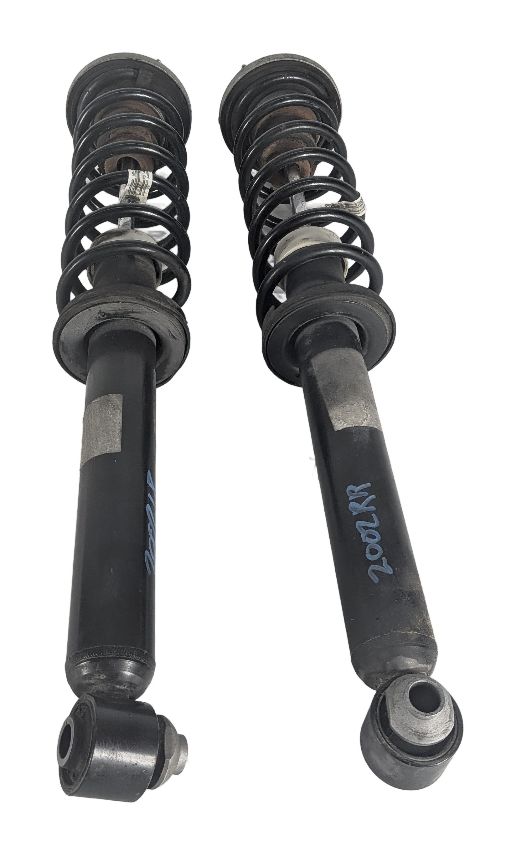 11-16 BMW 5 SERIES F10 REAR LEFT & RIGHT STANDARD SUSPENSION SHOCK STRUT SET — exact item pictured