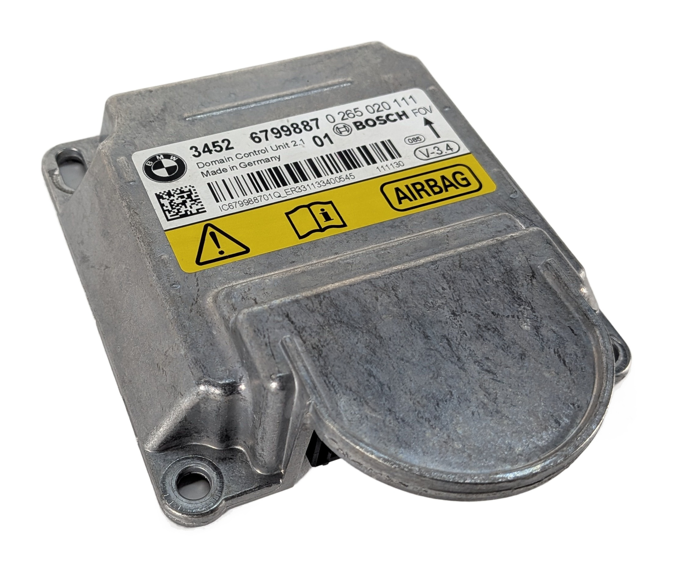 2012 BMW 528i 535i 550i (F10) ABS ICM INTEGRATED CHASSIS MANAGEMENT MODULE — exact item pictured