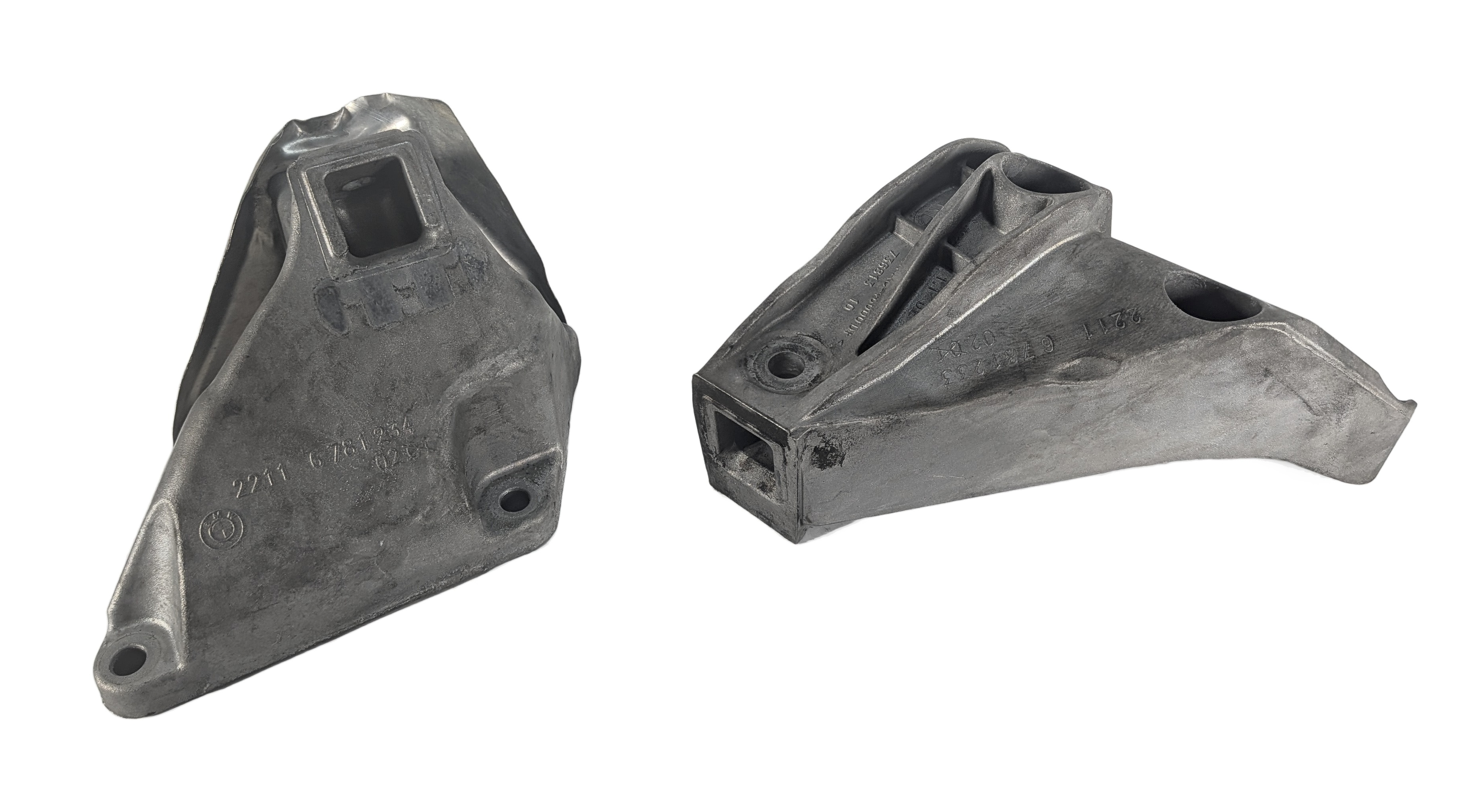 2012 BMW 528I (F10) 2.0L N20 ENGINE LEFT/RIGHT MOTOR MOUNT SUPPORT BRACKET SET/2 — exact item pictured