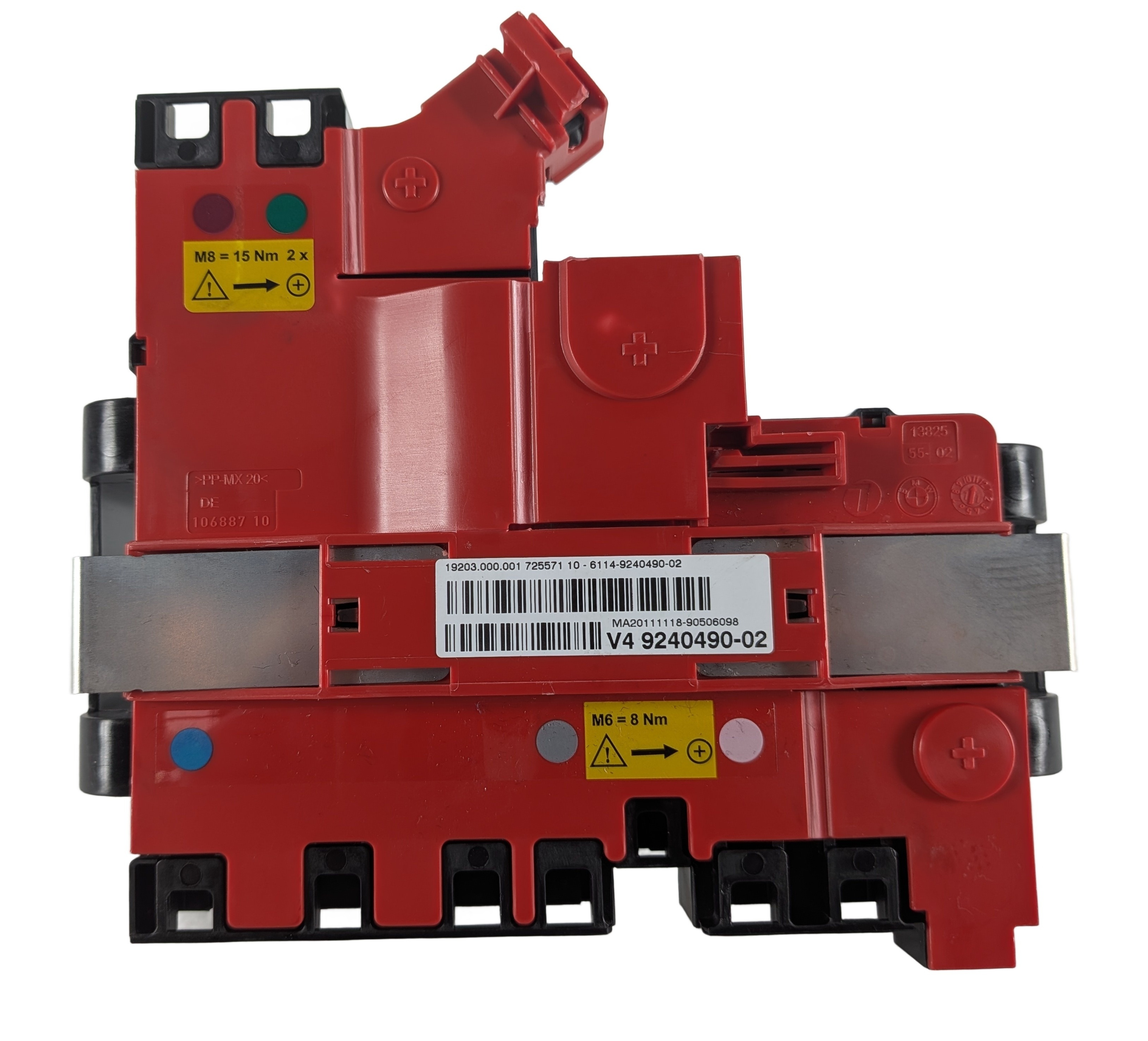 2012 BMW 528I F10 2.0L POSITIVE BATTERY TERMINAL POWER DISTRIBUTION FUSE BLOCK — exact item pictured