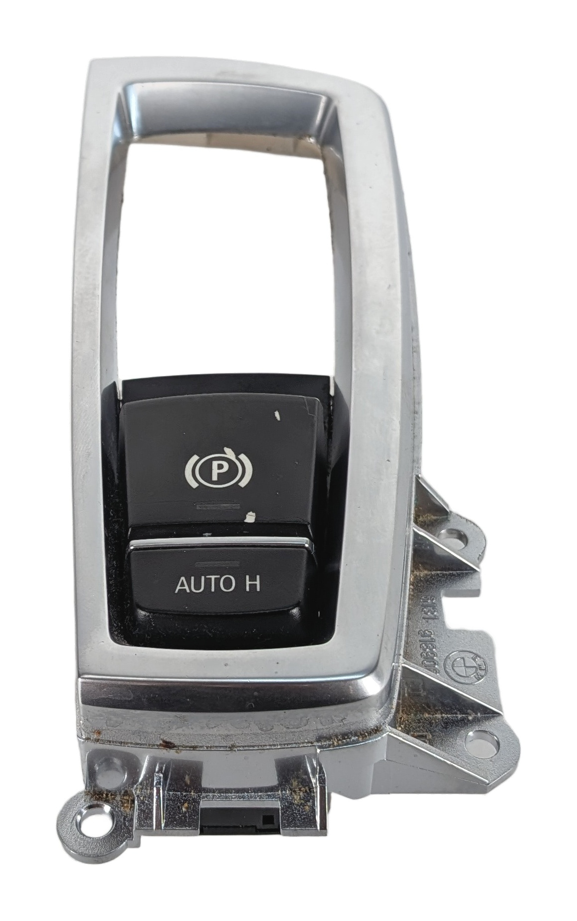 2012 BMW 528I (F10) ELECTRONIC EMERGENCY PARK PARKING BRAKE SWITCH w/TRIM — exact item pictured