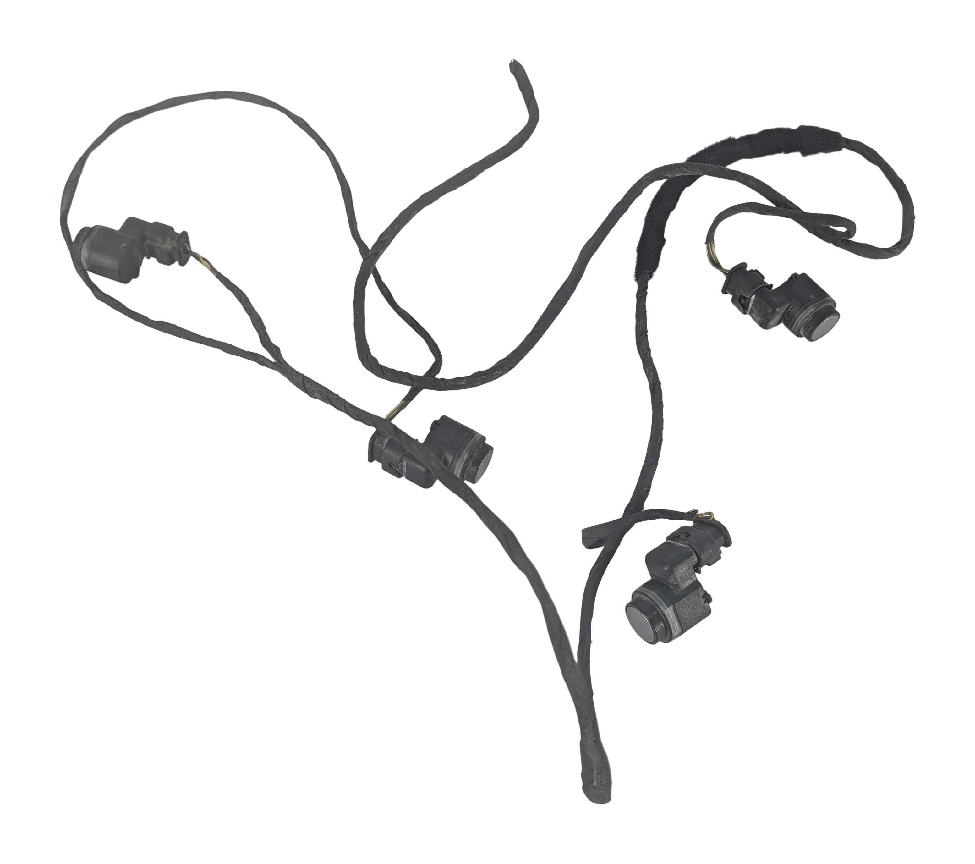 2012 BMW 528I (F10) REAR PARK ASSIST PDC PARKING SENSORS SET w/HARNESS (Grey) — exact item pictured