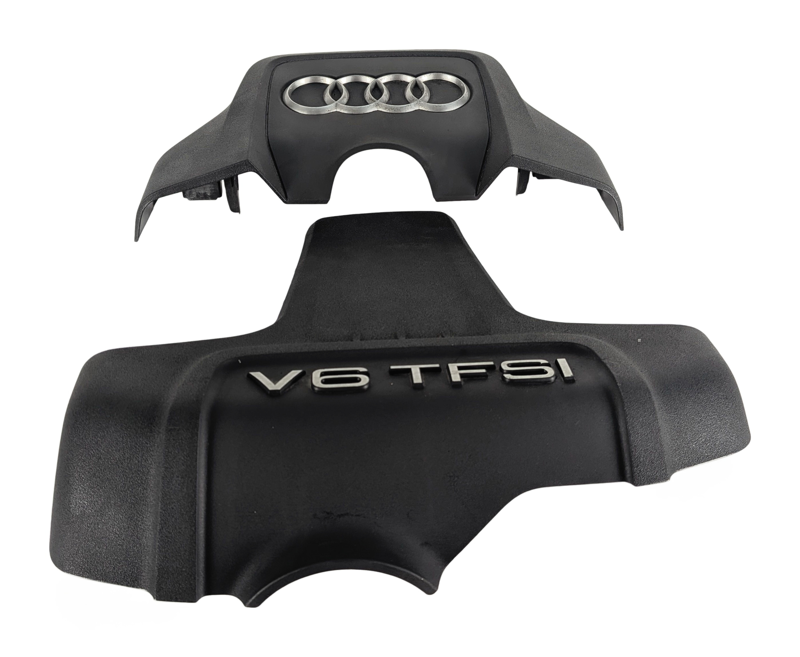 09-16 AUDI A6 A7 A8 Q5 Q7 S5 SQ5 3.0L SUPERCHARGED ENGINE COVER TRIM SET 2 — exact item pictured