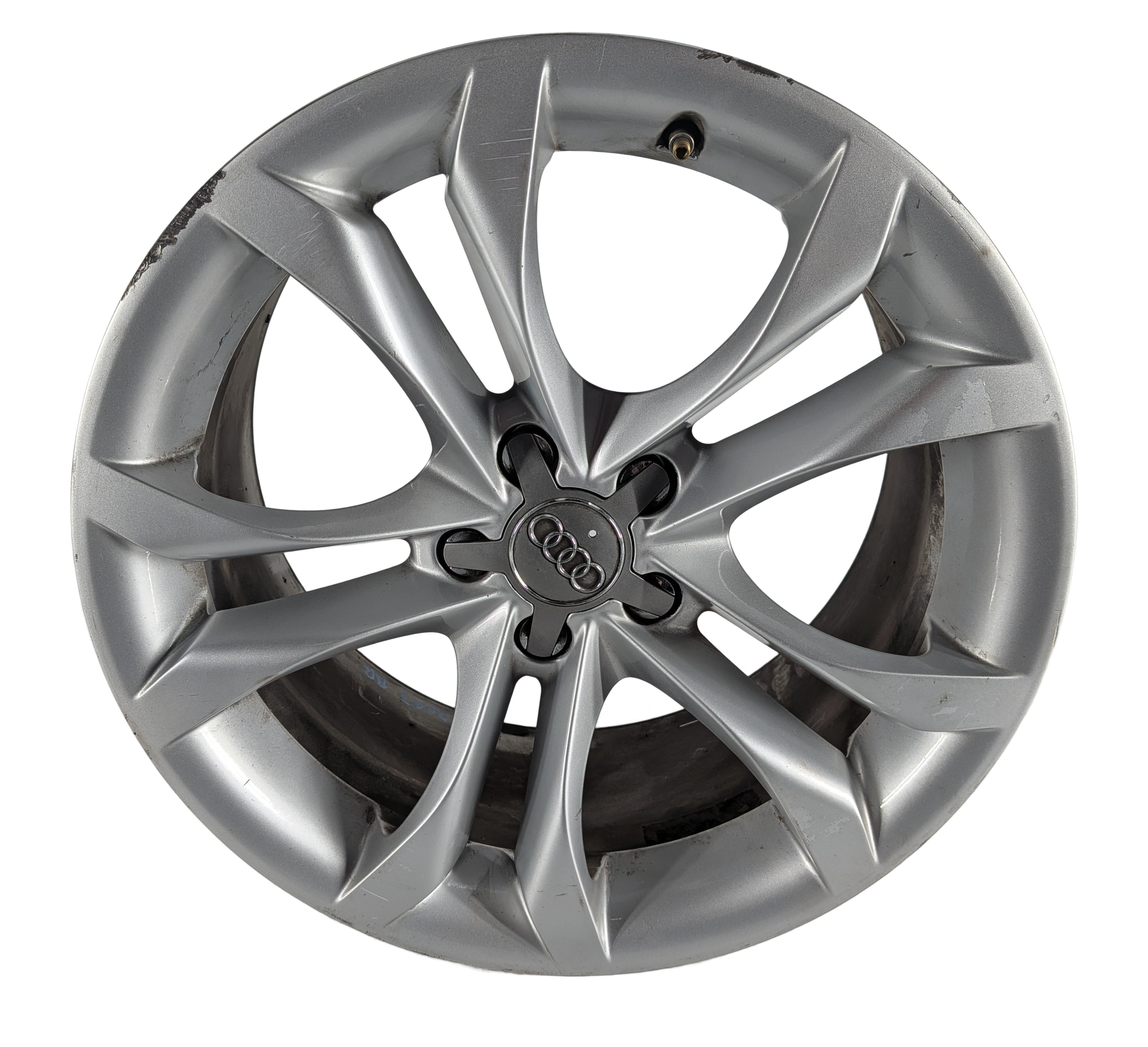 13-18 AUDI A5 S5 (B8 8T) 18x8 ALUMINUM ALLOY 5-SPOKE WHEEL RIM (DOUBLE SPOKE) — exact item pictured