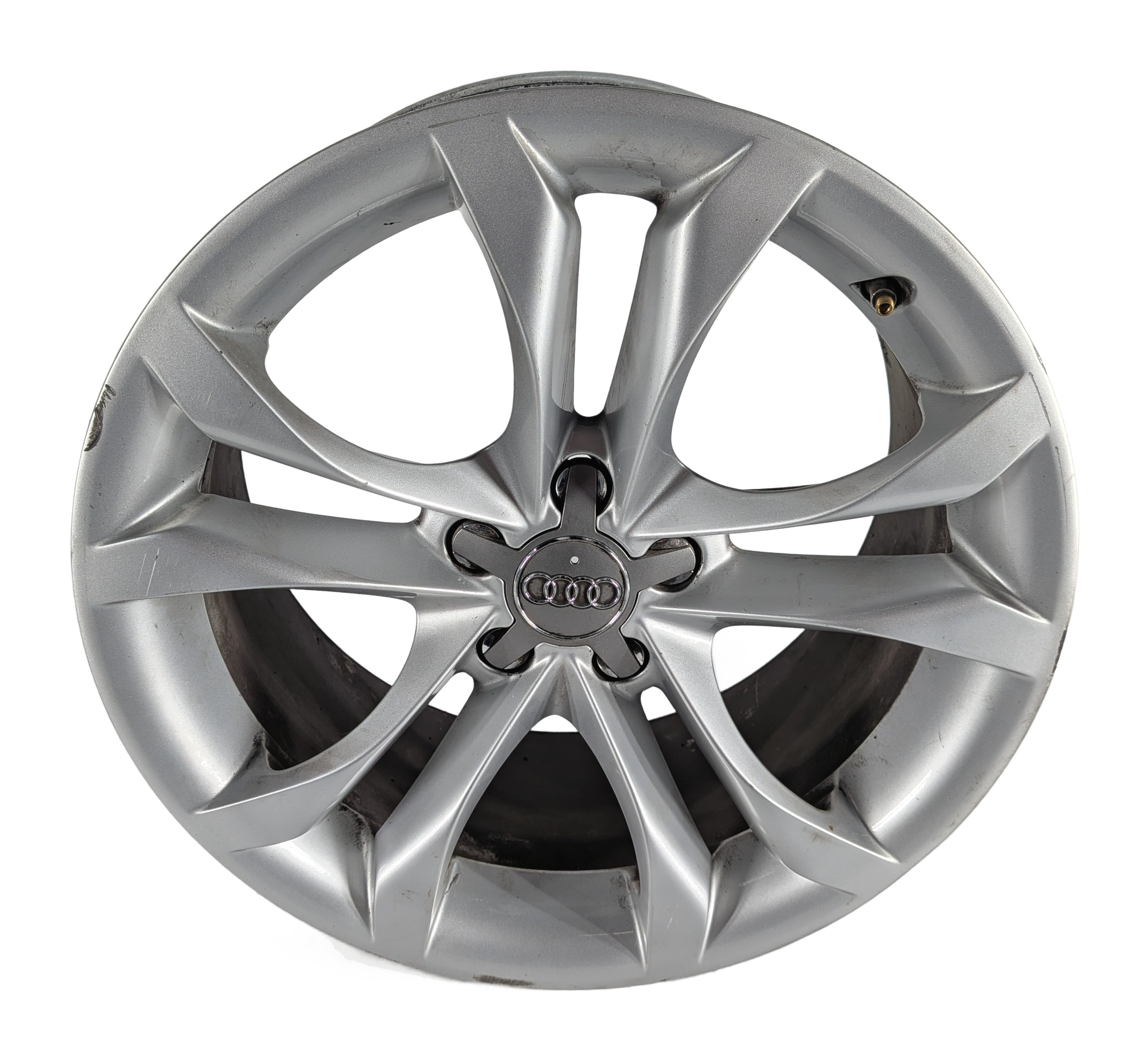 13-18 AUDI A5 S5 (B8 8T) 18x8 ALUMINUM ALLOY 5-SPOKE WHEEL RIM (DOUBLE SPOKE) — exact item pictured