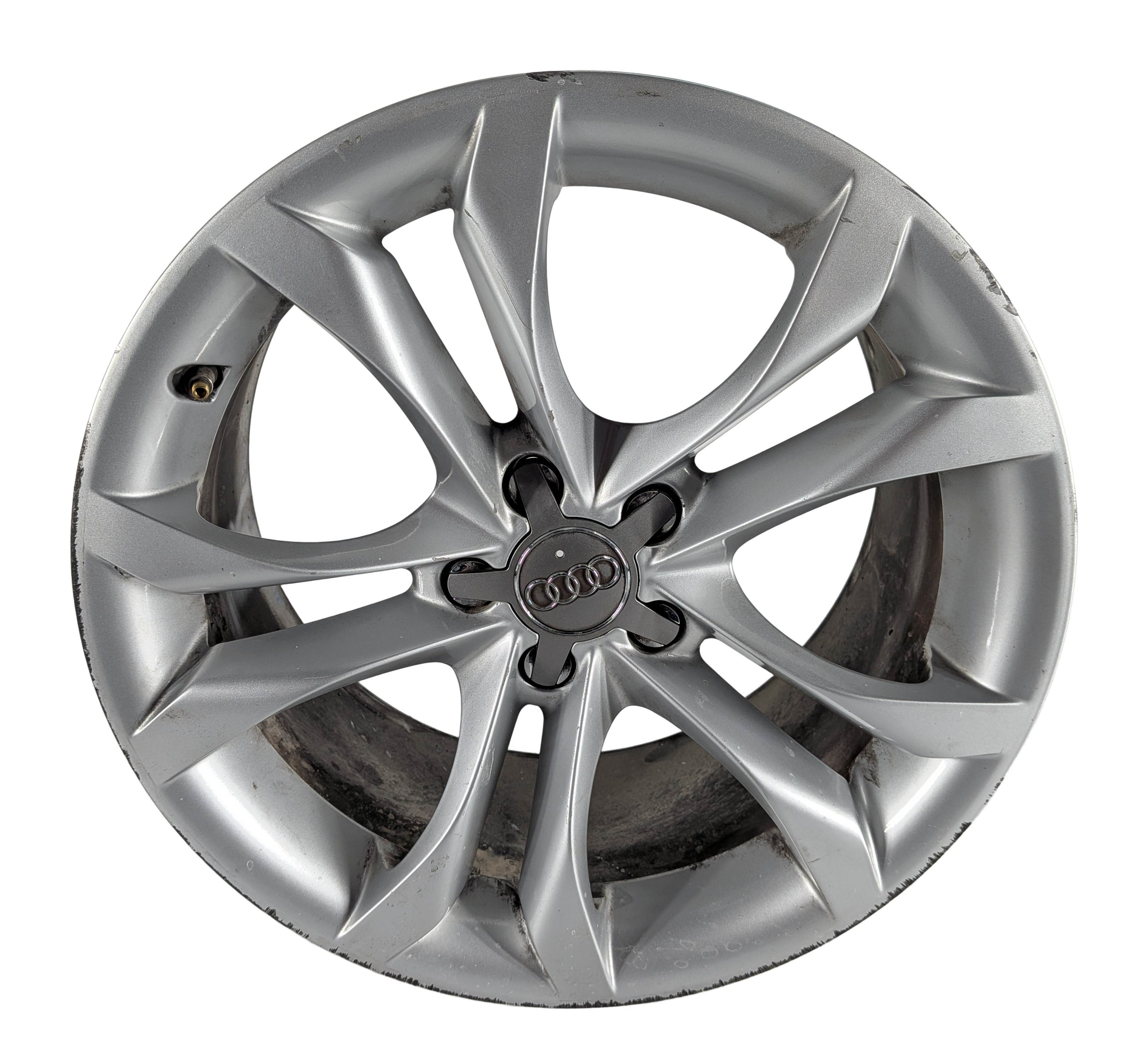 13-18 AUDI A5 S5 (B8 8T) 18x8 ALUMINUM ALLOY 5-SPOKE WHEEL RIM (DOUBLE SPOKE) — exact item pictured