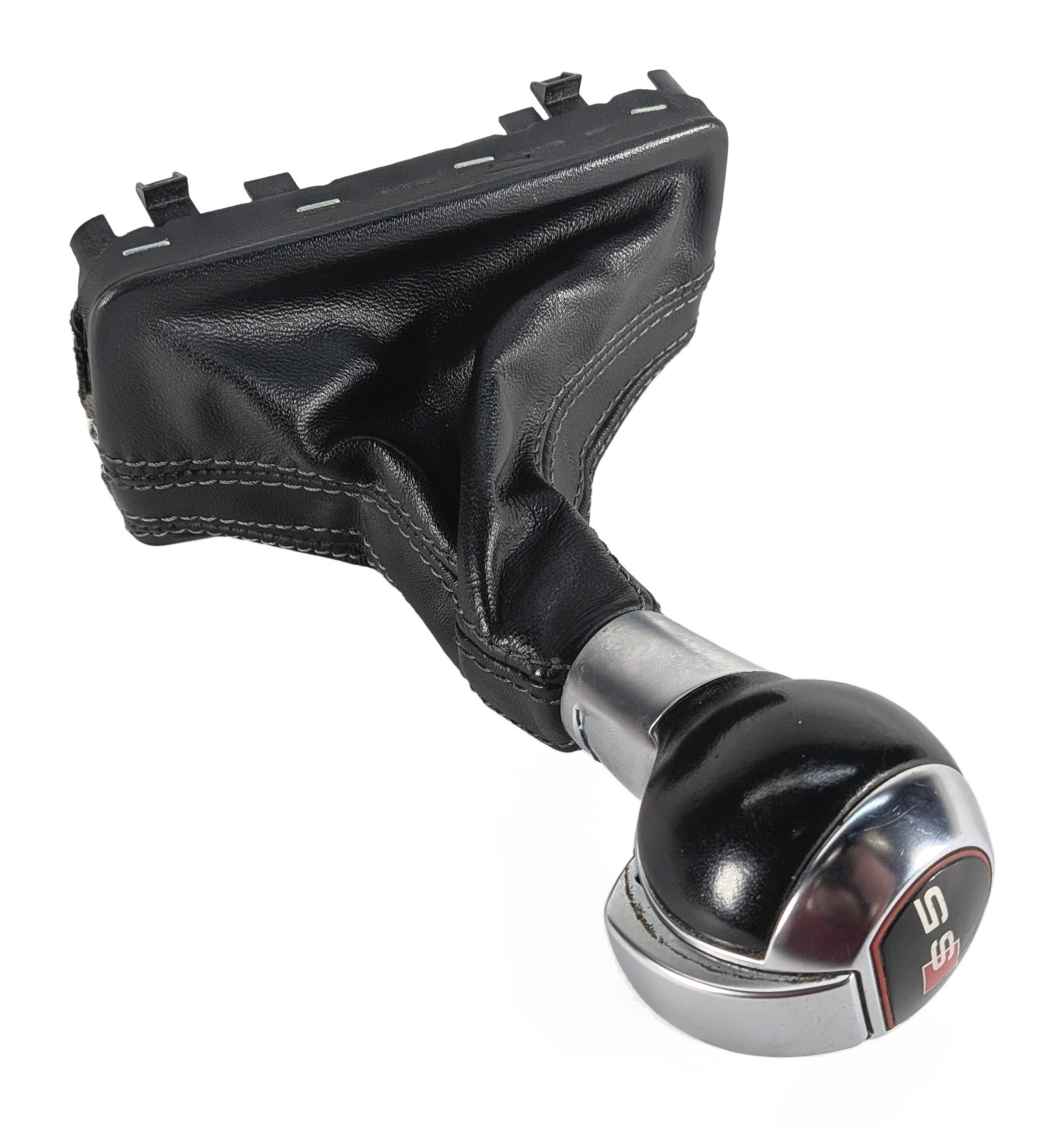 2013 AUDI S5 (B8 8T) SHIFT KNOB AND BOOT — exact item pictured