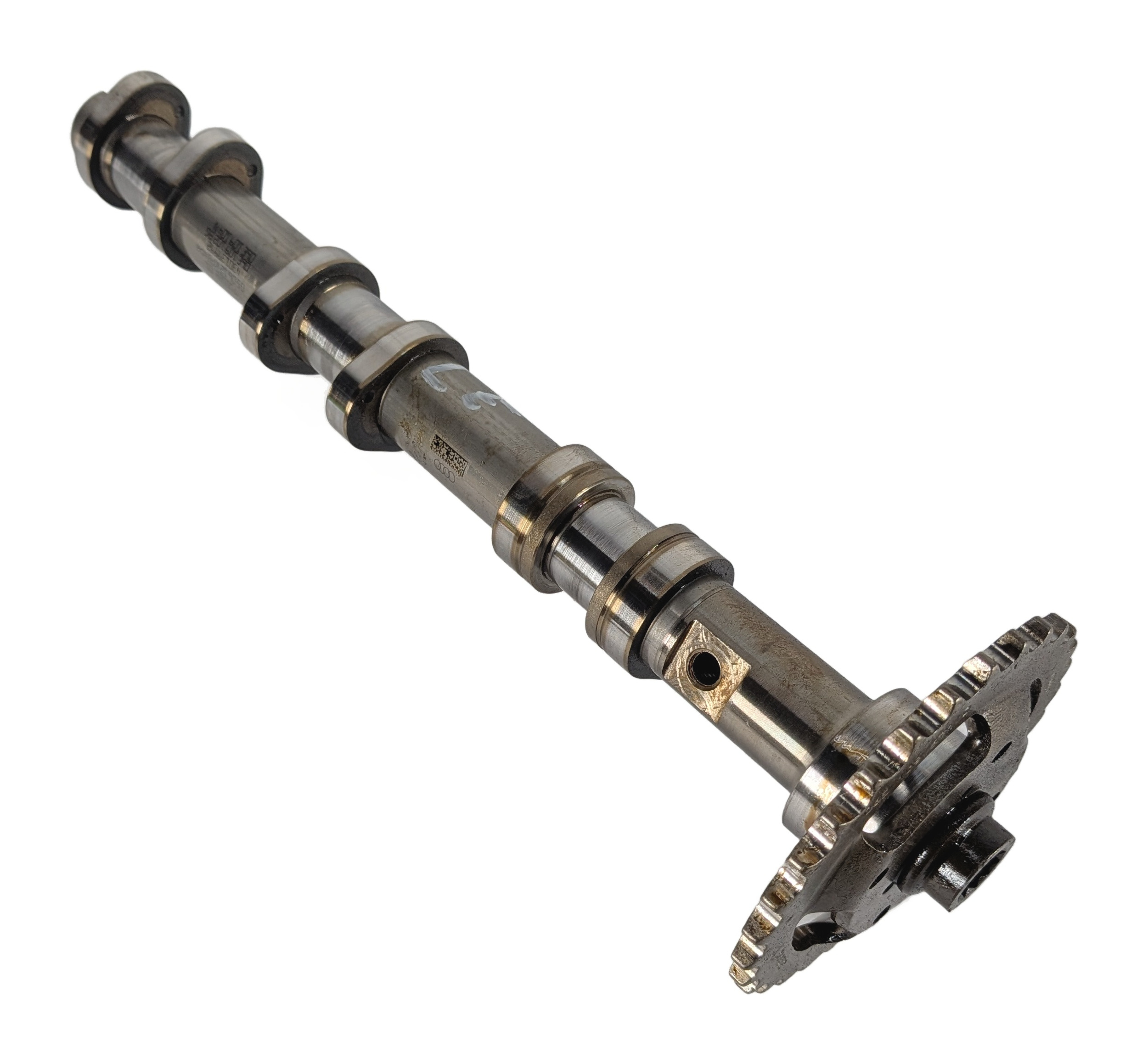 2013-2014 AUDI S5 3.0L LEFT EXHAUST CAMSHAFT — exact item pictured