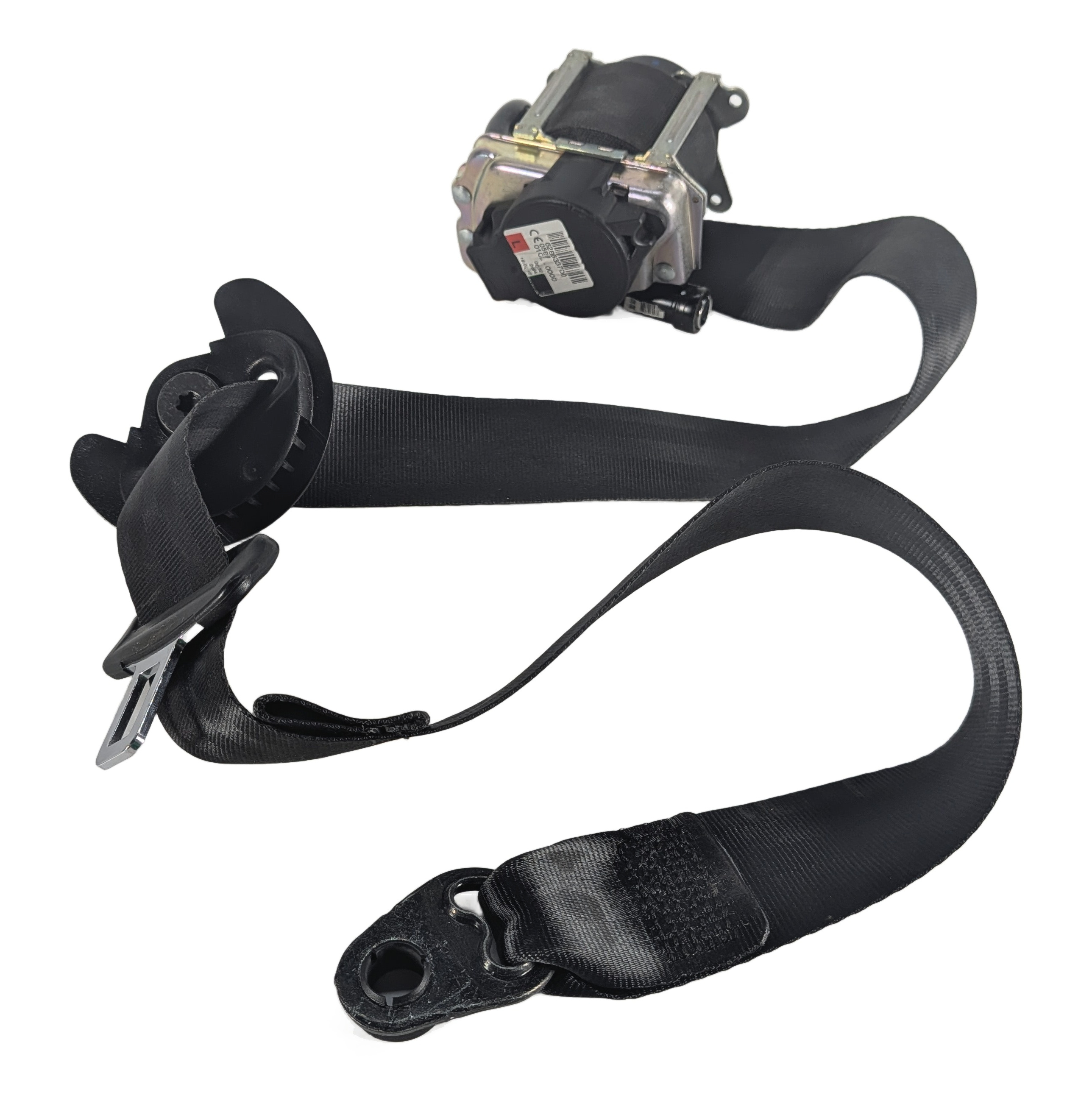 15-19 LAND ROVER DISCOVERY SPORT (L550) LEFT FRONT SEATBELT RETRACTOR (Black) — exact item pictured