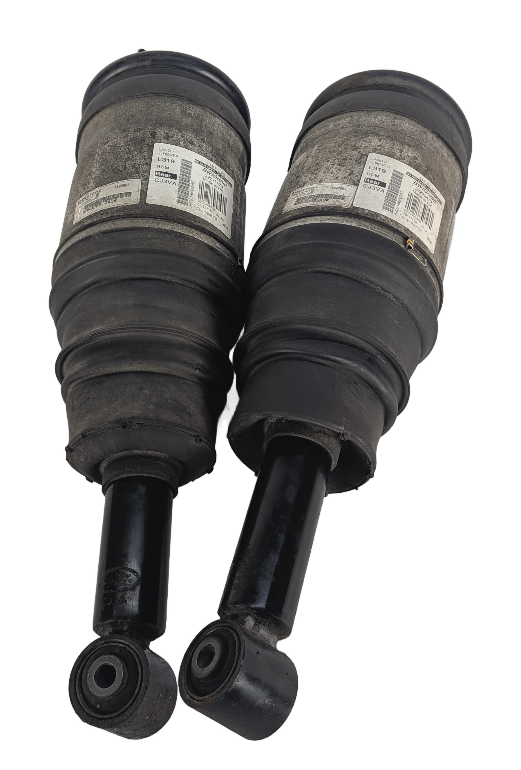 2010-2016 LAND ROVER LR4 - REAR LEFT & RIGHT AIR SUSPENSION SHOCK STRUT SET OF 2 — exact item pictured