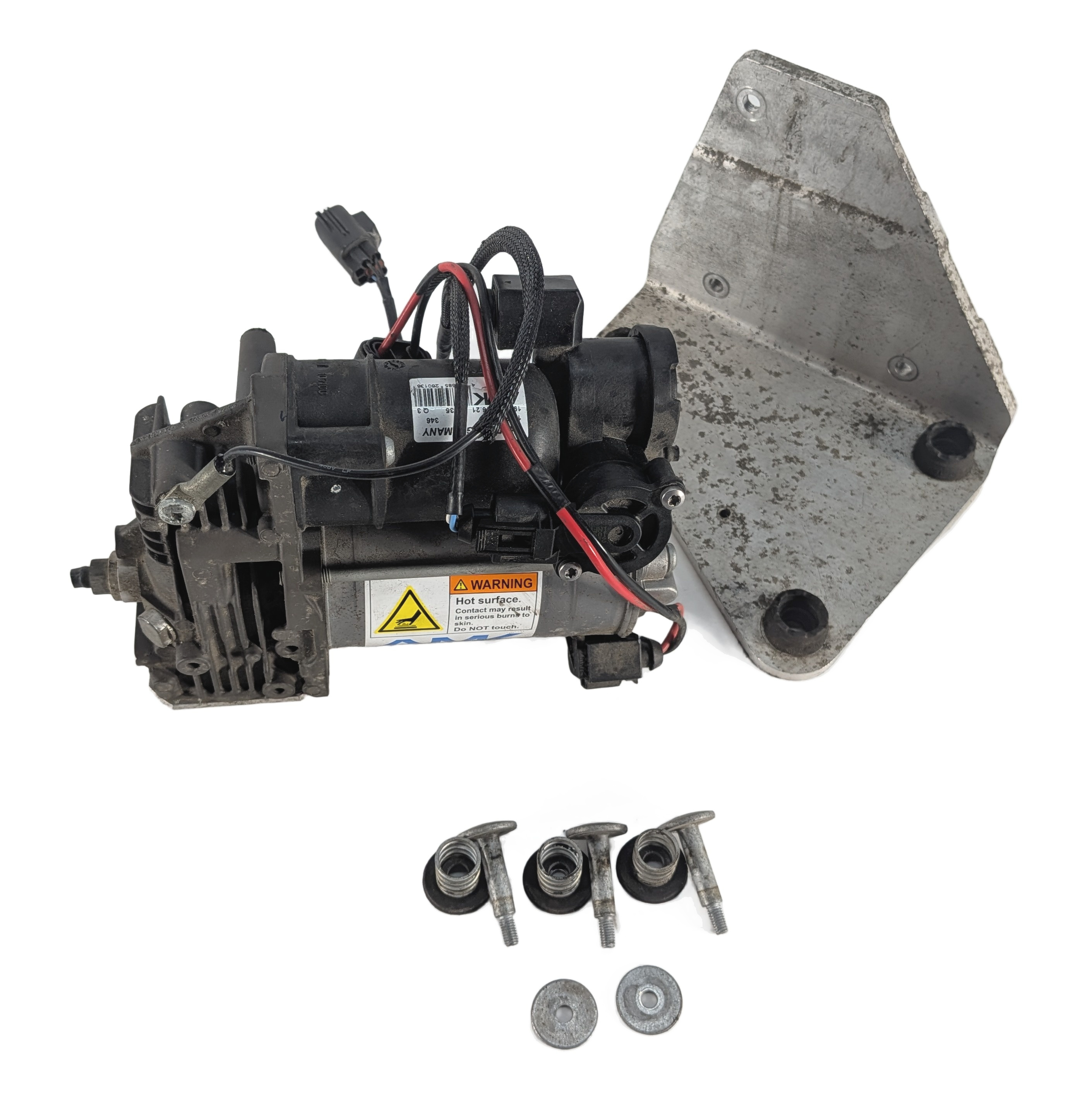 05-16 LAND ROVER LR3 LR4 / RANGE ROVER SPORT (L320) SUSPENSION COMPRESSOR (AMK) — exact item pictured