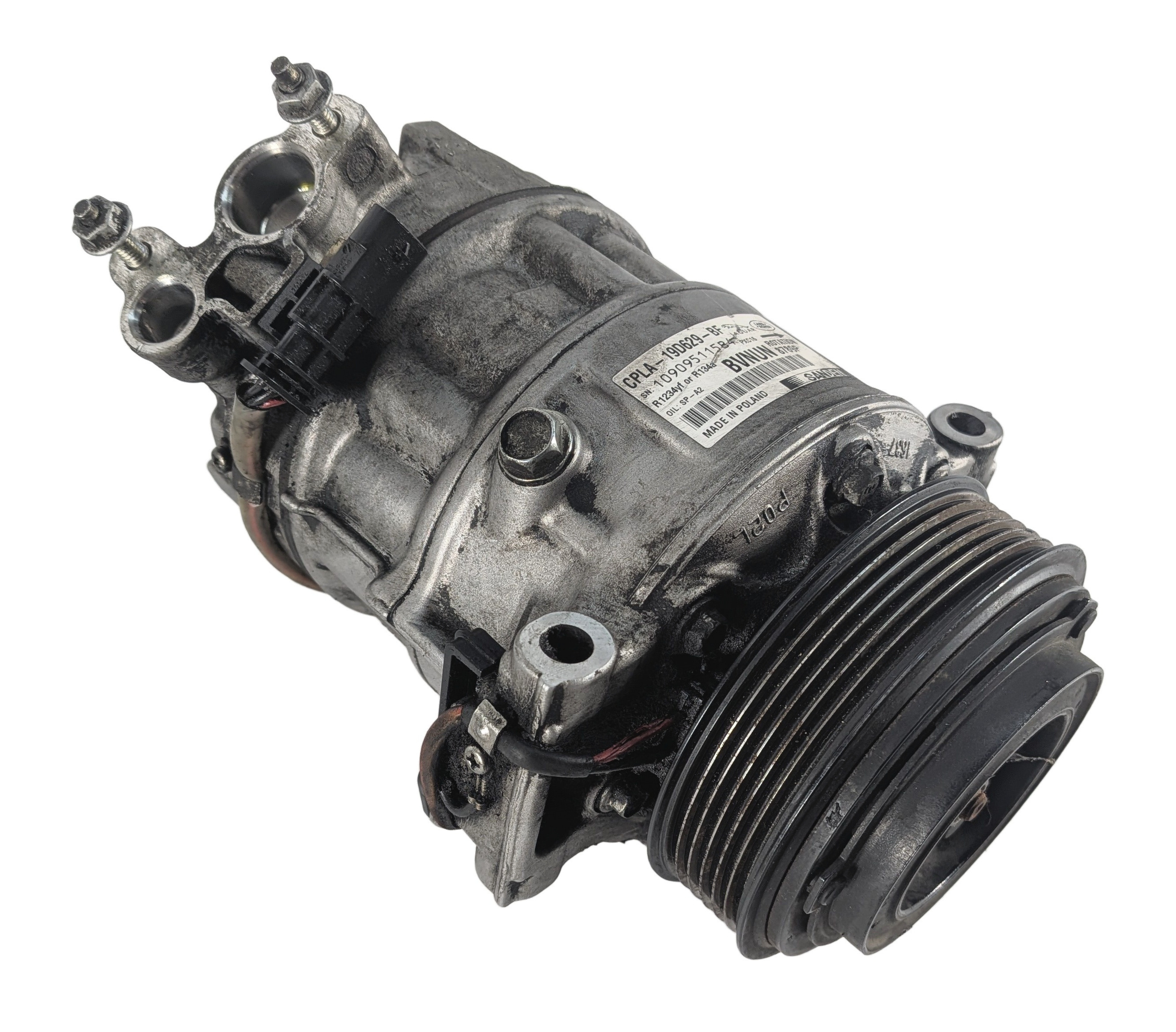 10-19 JAGUAR XE XF XJ LR4 RANGE ROVER SPORT (L320 L322 L405 L494) A/C COMPRESSOR — exact item pictured