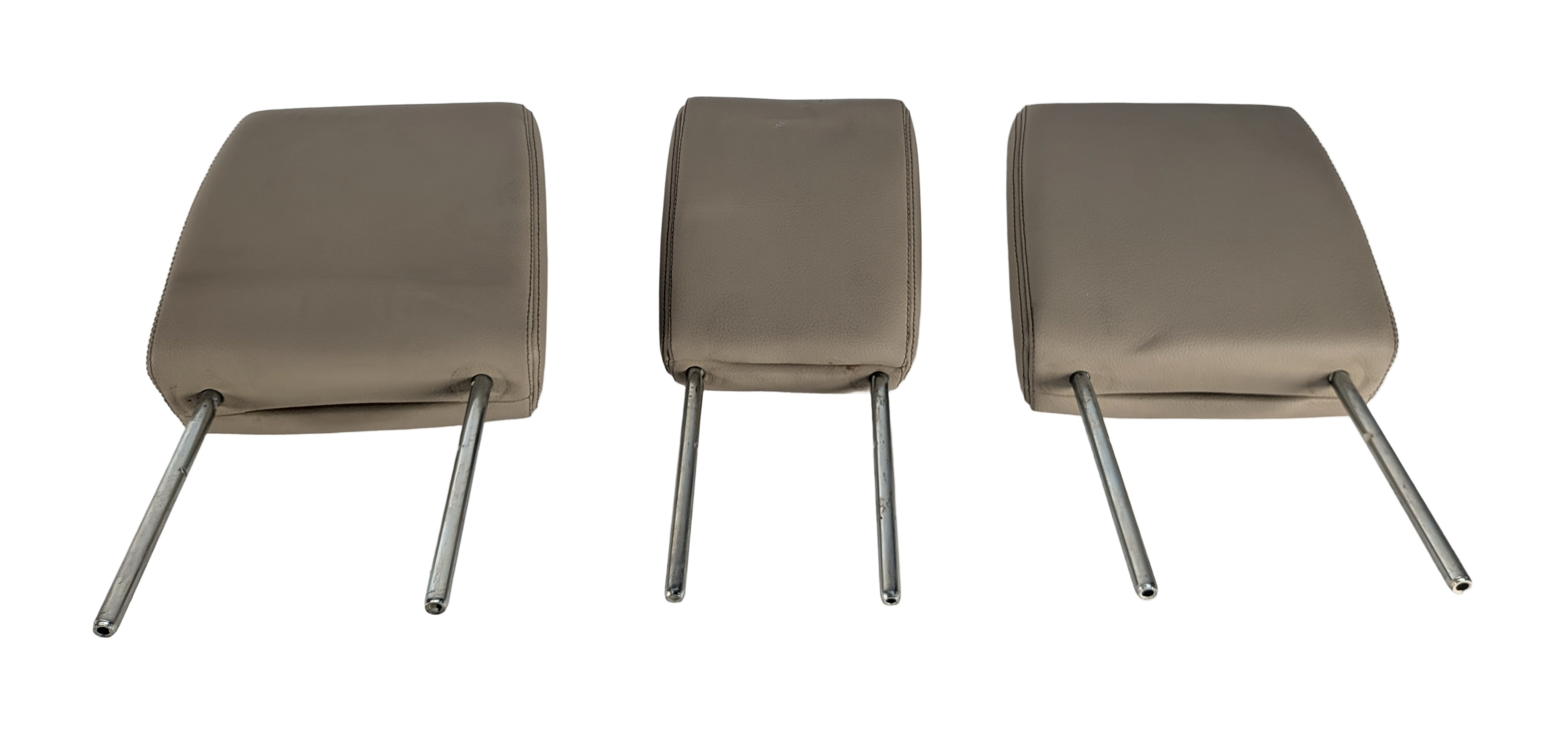 10-16 LAND ROVER LR4 L319 REAR 2ND ROW LEFT CENTER RIGHT HEADREST SET/3 (Almond) — exact item pictured